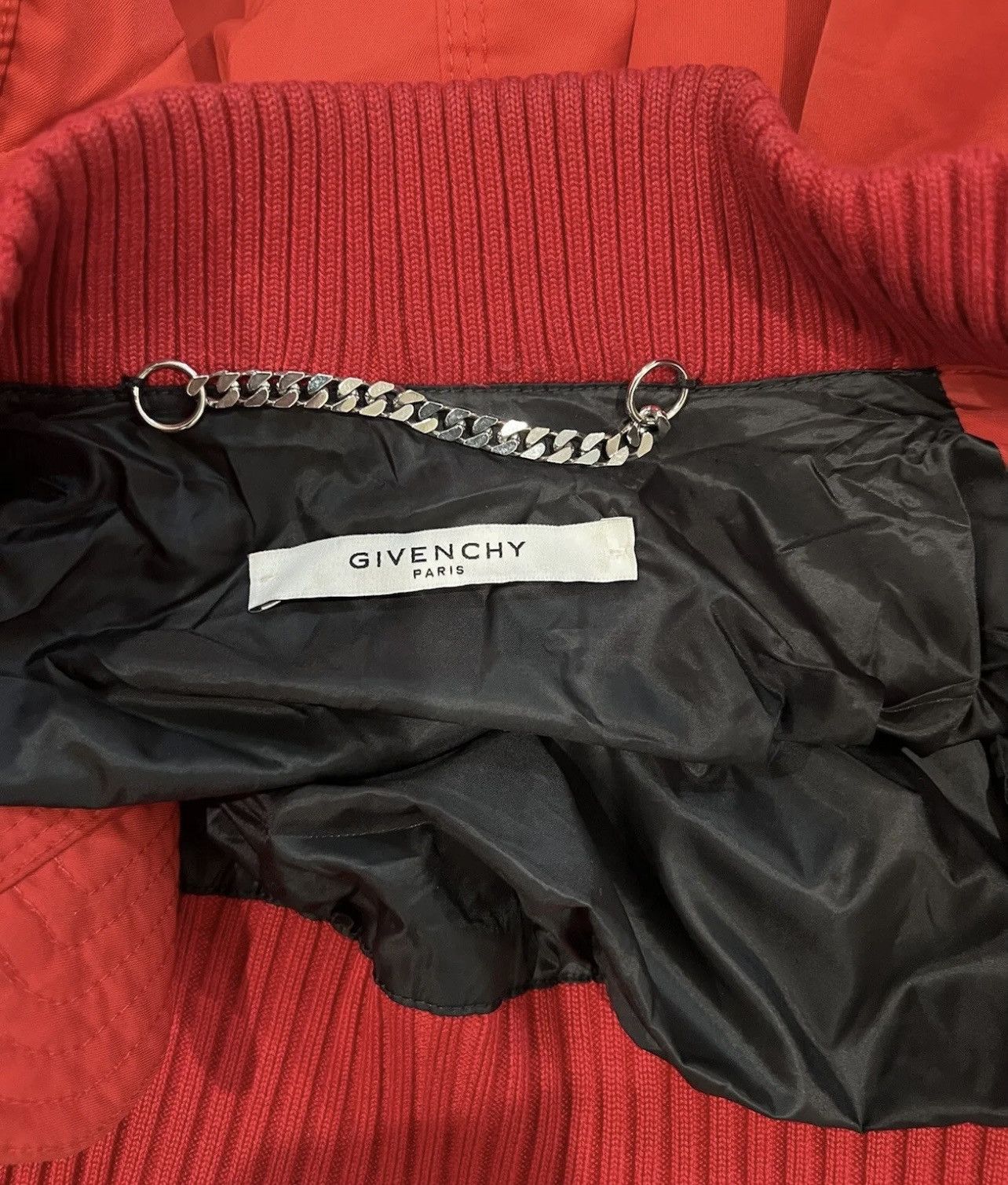 Givenchy Givenchy MA-1 Bomber Flight Jacket Red size 50 $3500 Size US M / EU 48-50 / 2 - 9 Thumbnail