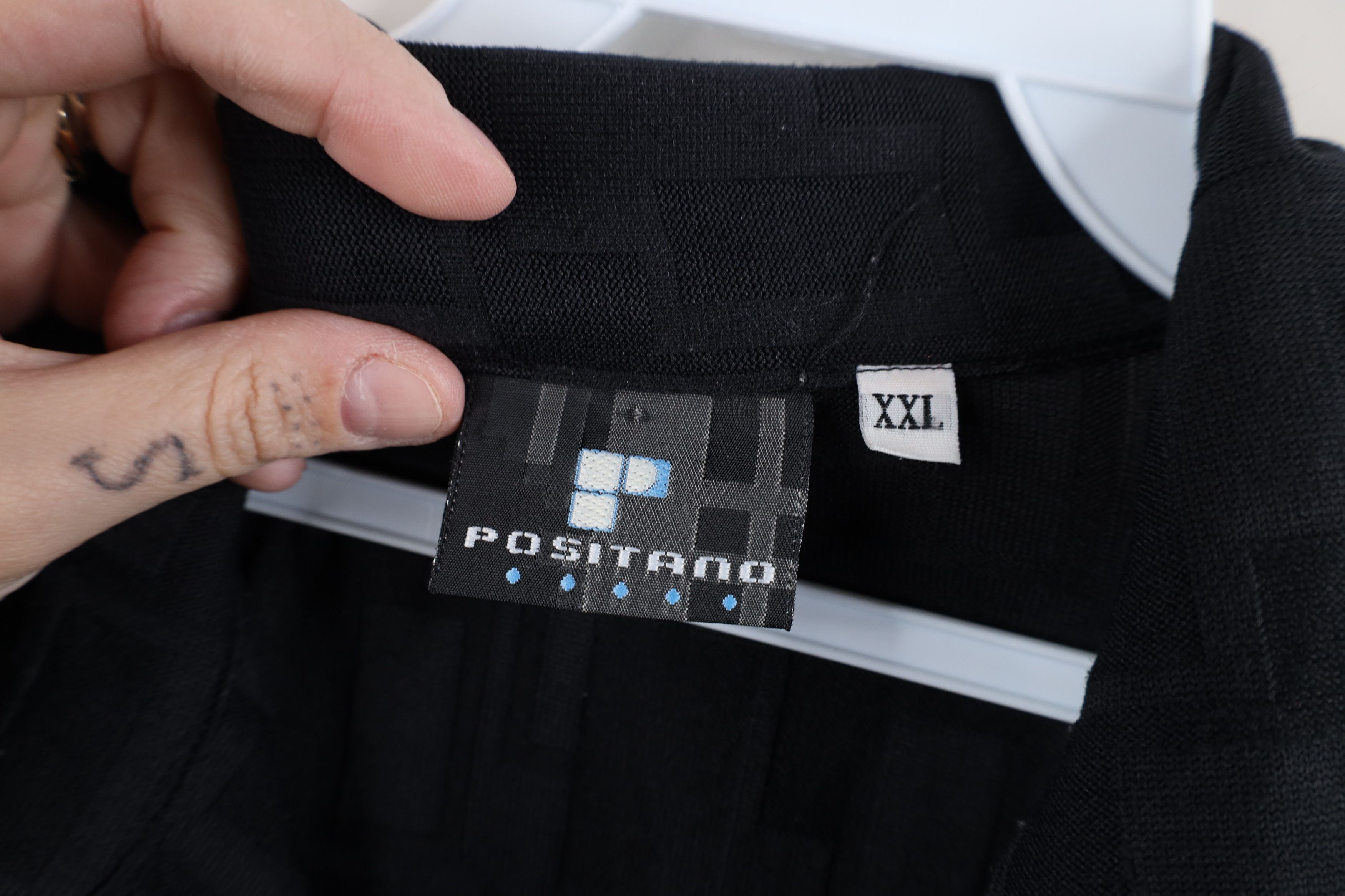 Vintage Vintage 90s Streetwear Dance Rave Button Shirt Black USA Size US XXL / EU 58 / 5 - 6 Thumbnail