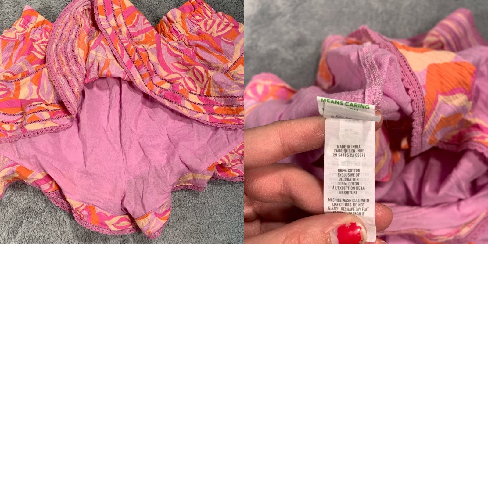 Vintage Aerie Skort Women XL Regular Athletic Pink Orange Ruffled Skort Size ONE SIZE - 9 Thumbnail