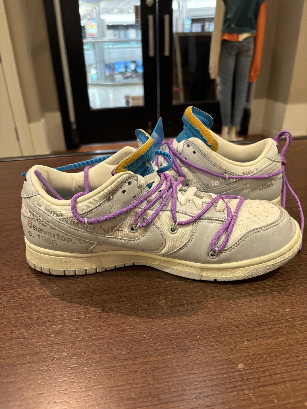 Nike × Off-White Nike Dunk Low Off-White ‘Lot 47’ Size US 9 / EU 42 - 3 Thumbnail