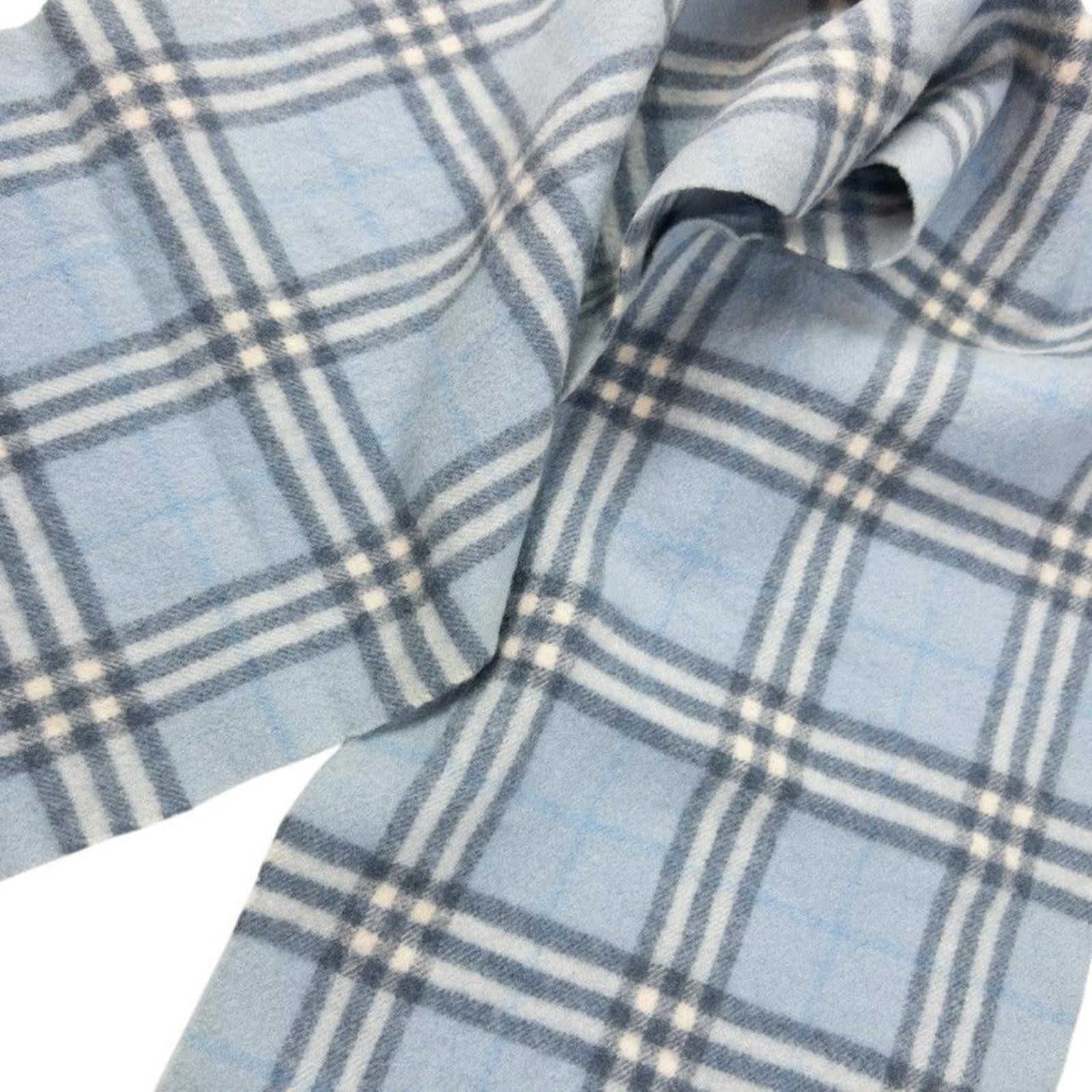Burberry Vintage Burberry Nova Check Lambswool Tassel Scarf Size ONE SIZE - 5 Thumbnail