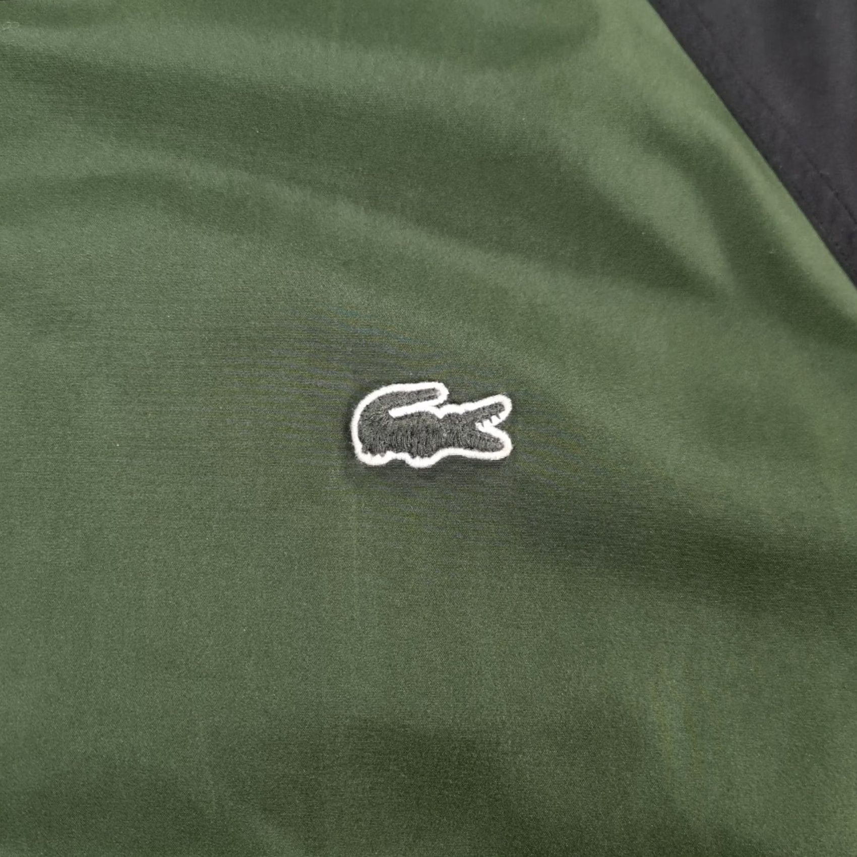 Lacoste Lacoste Mens Jacket Green XL Bomber Reversible Full Zip Size US XL / EU 56 / 4 - 4 Thumbnail