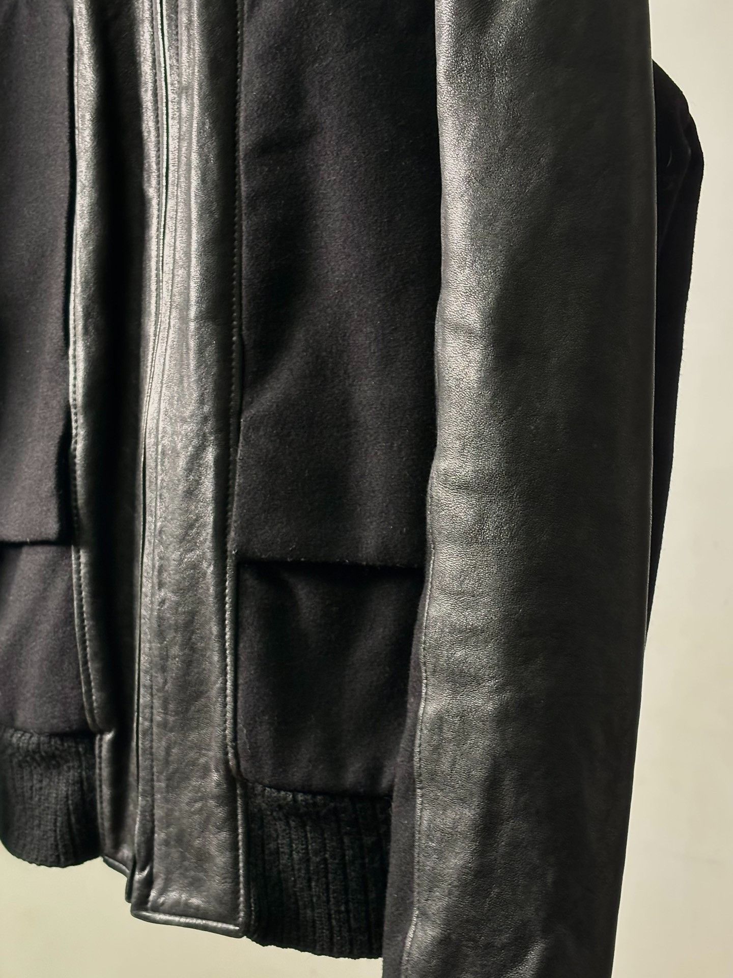 Maison Margiela Maison Margiela 3M team-term stitching leather jacket 2501- Size US M / EU 48-50 / 2 - 4 Thumbnail