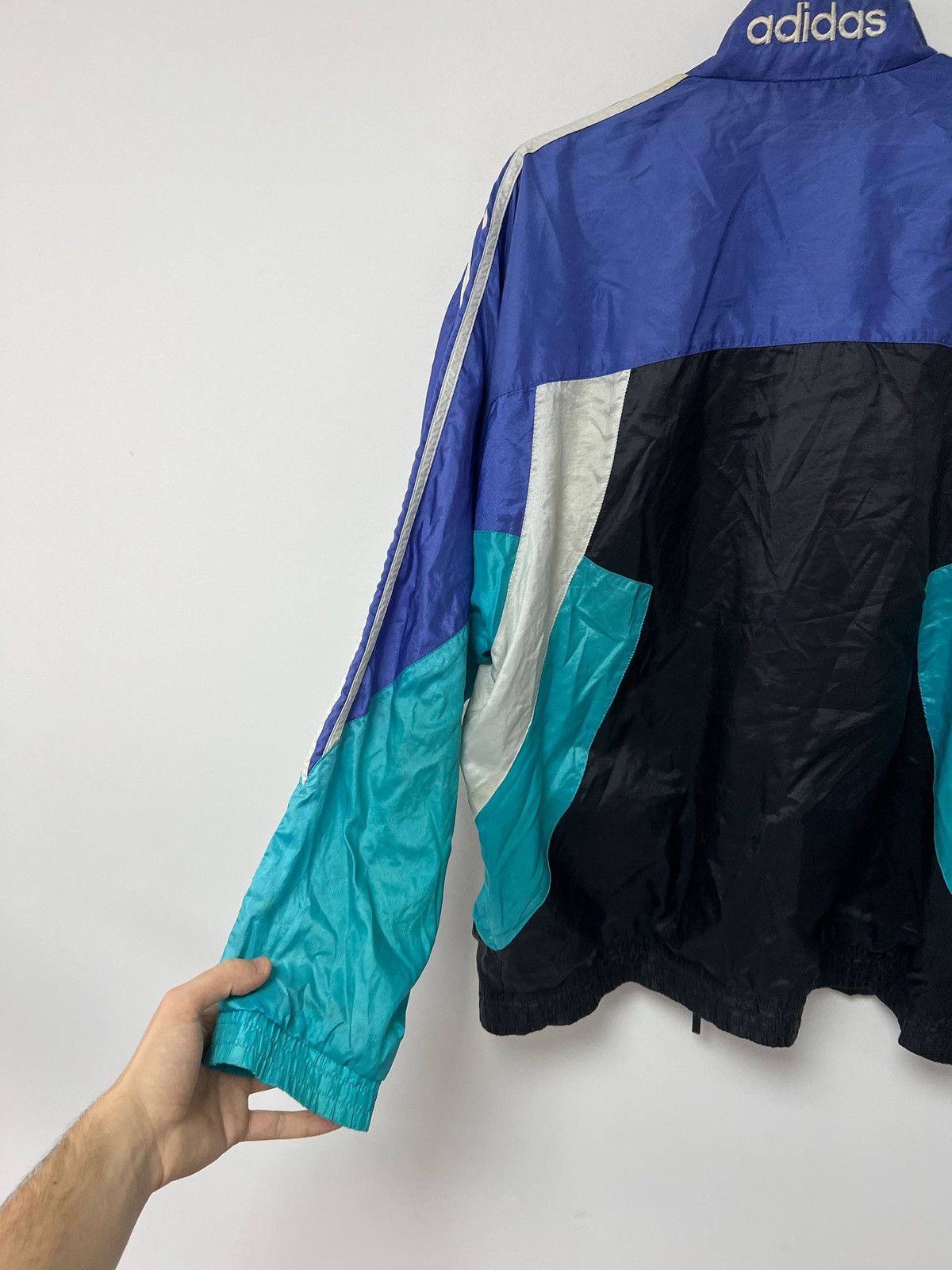 Adidas Vintage 80s Adidas Template Football Jacket Track Top M Size US M / EU 48-50 / 2 - 23 Thumbnail