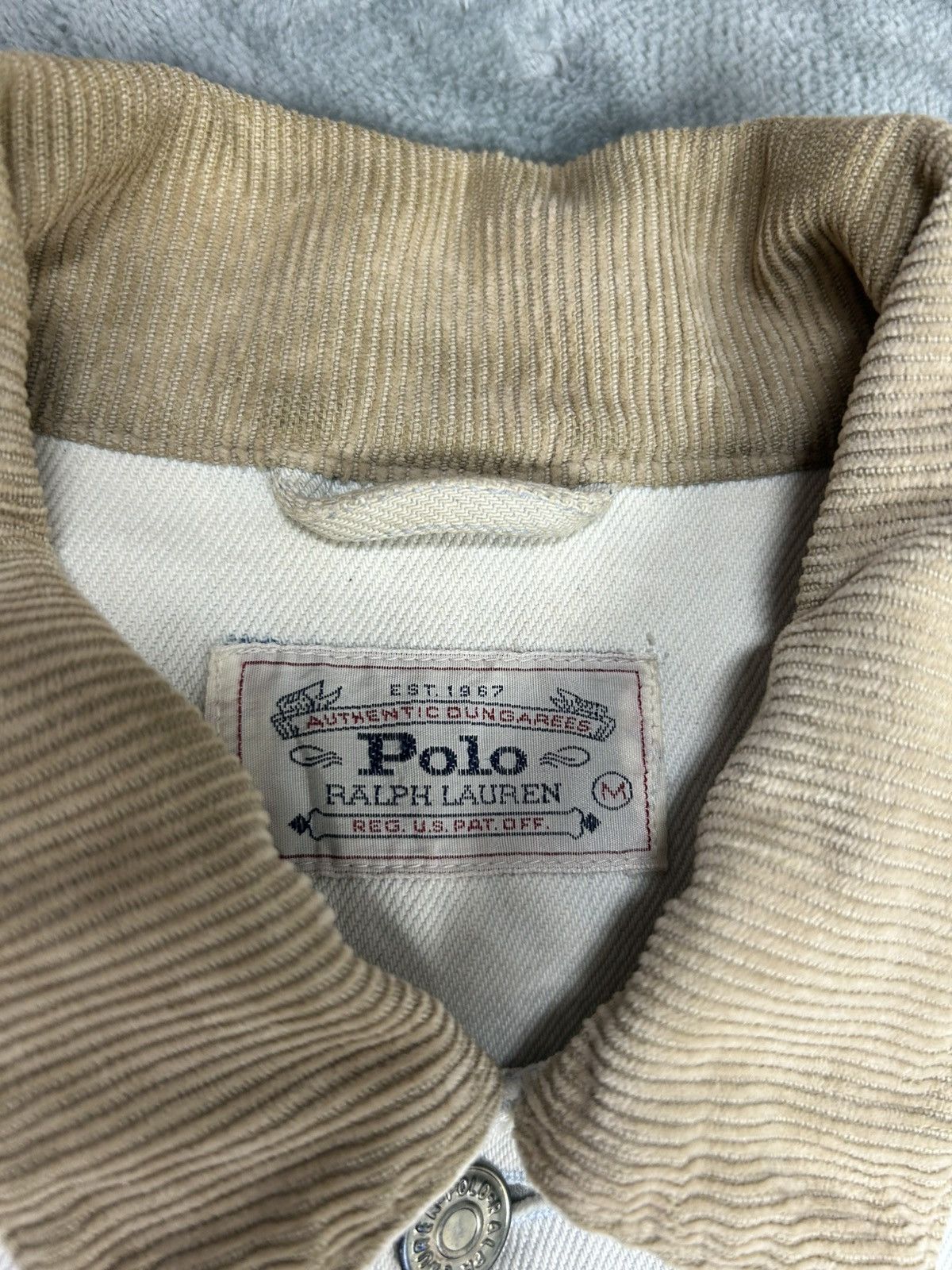 Polo Ralph Lauren Vintage 80’s Polo Ralph Lauren Denim Hunting Jacket Size US M / EU 48-50 / 2 - 5 Thumbnail