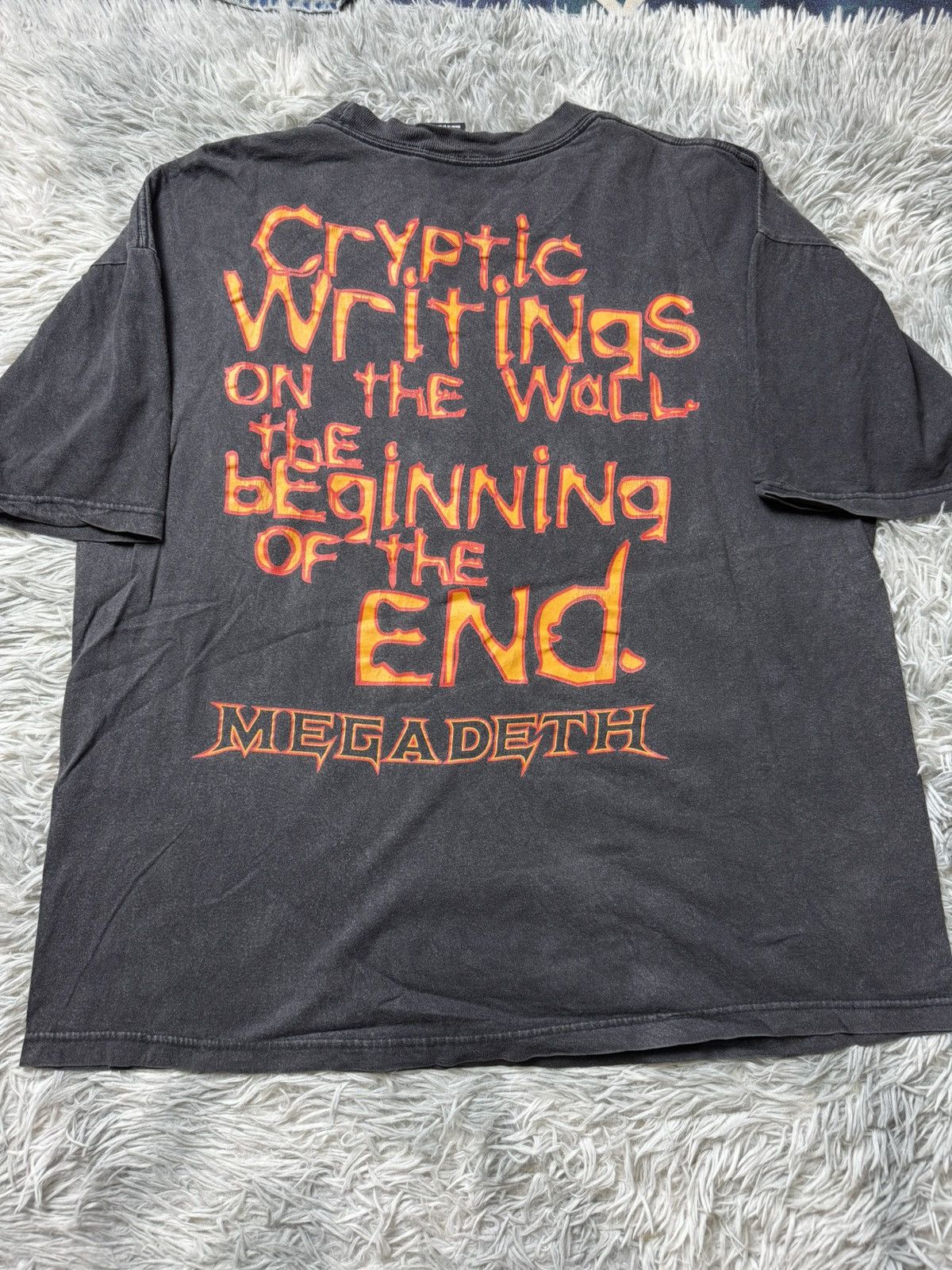 Megadeth Vintage Megadeth Chaos Comics Cryptic Writings 1997 Size US XL / EU 56 / 4 - 6 Thumbnail