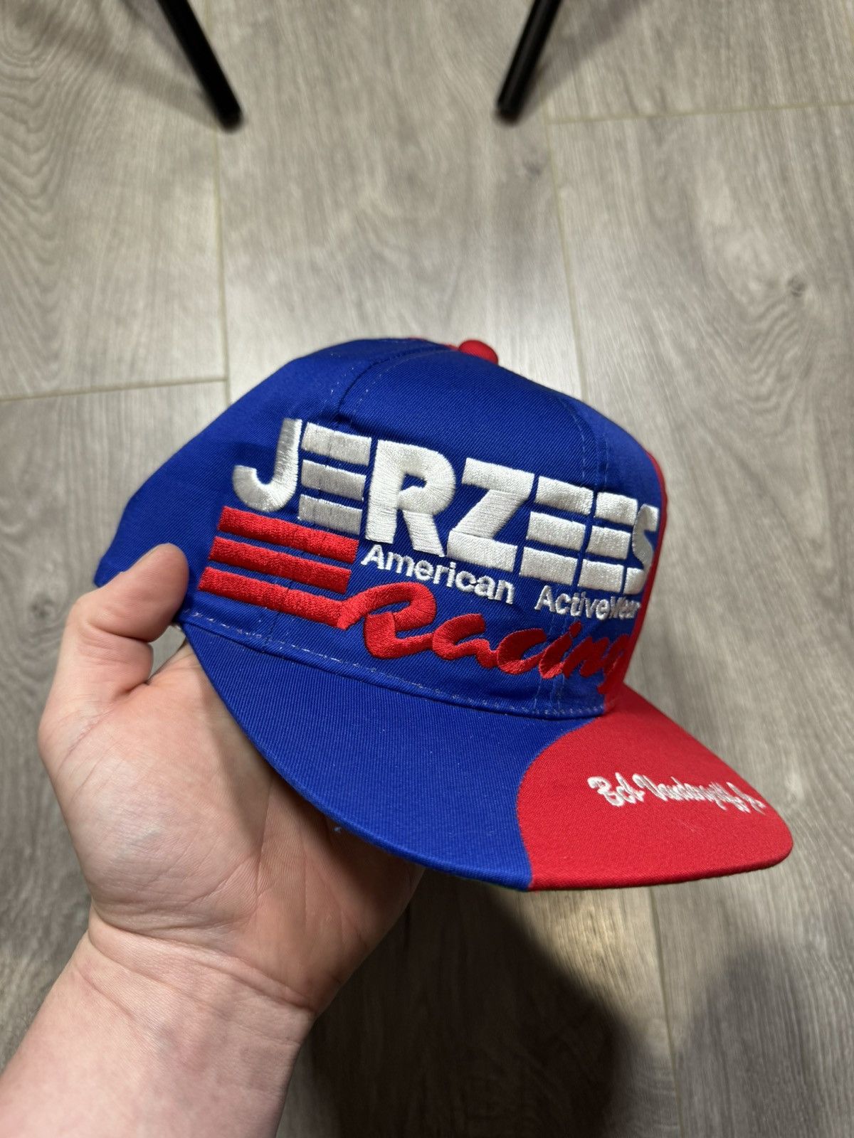 Jerzees × NASCAR × Vintage Bob Vandergriff Jr Jerzees Activewear Racing Snapback Size ONE SIZE - 2 Thumbnail