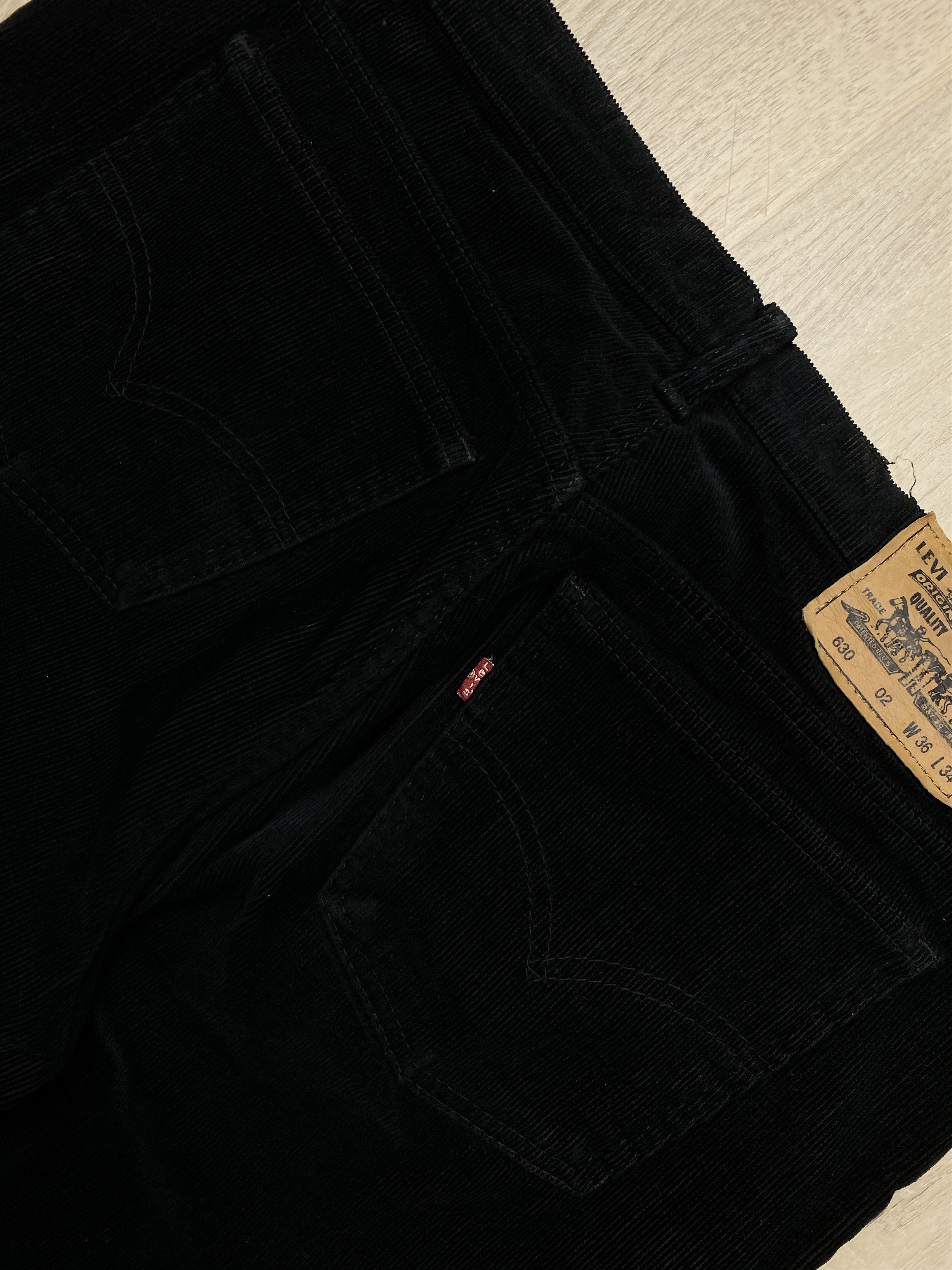 Levi's Levis 630 90s Vintage Mens Corduroy Denim Pants Jeans Size US 36 / EU 52 - 3 Thumbnail