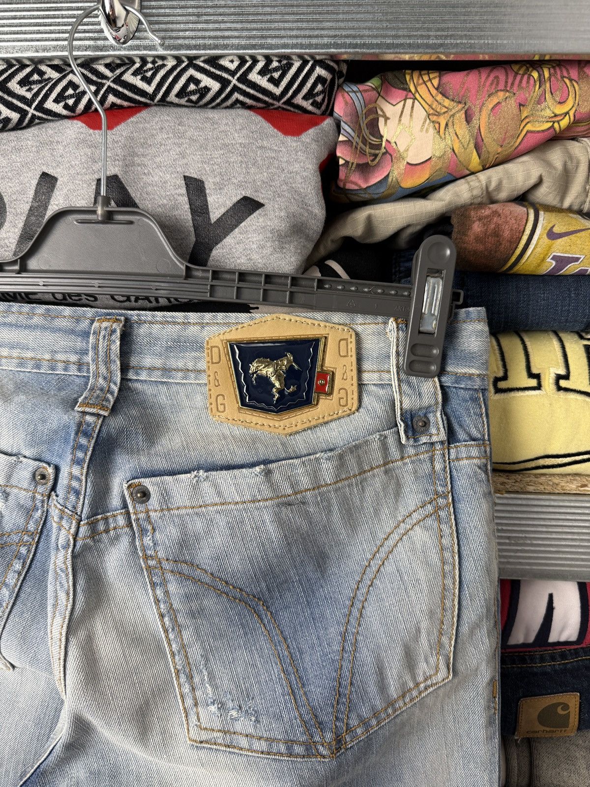 Dolce & Gabbana Vintage Dolce&Gabbana Jeans Distressed tornado style Size US 31 - 11 Thumbnail