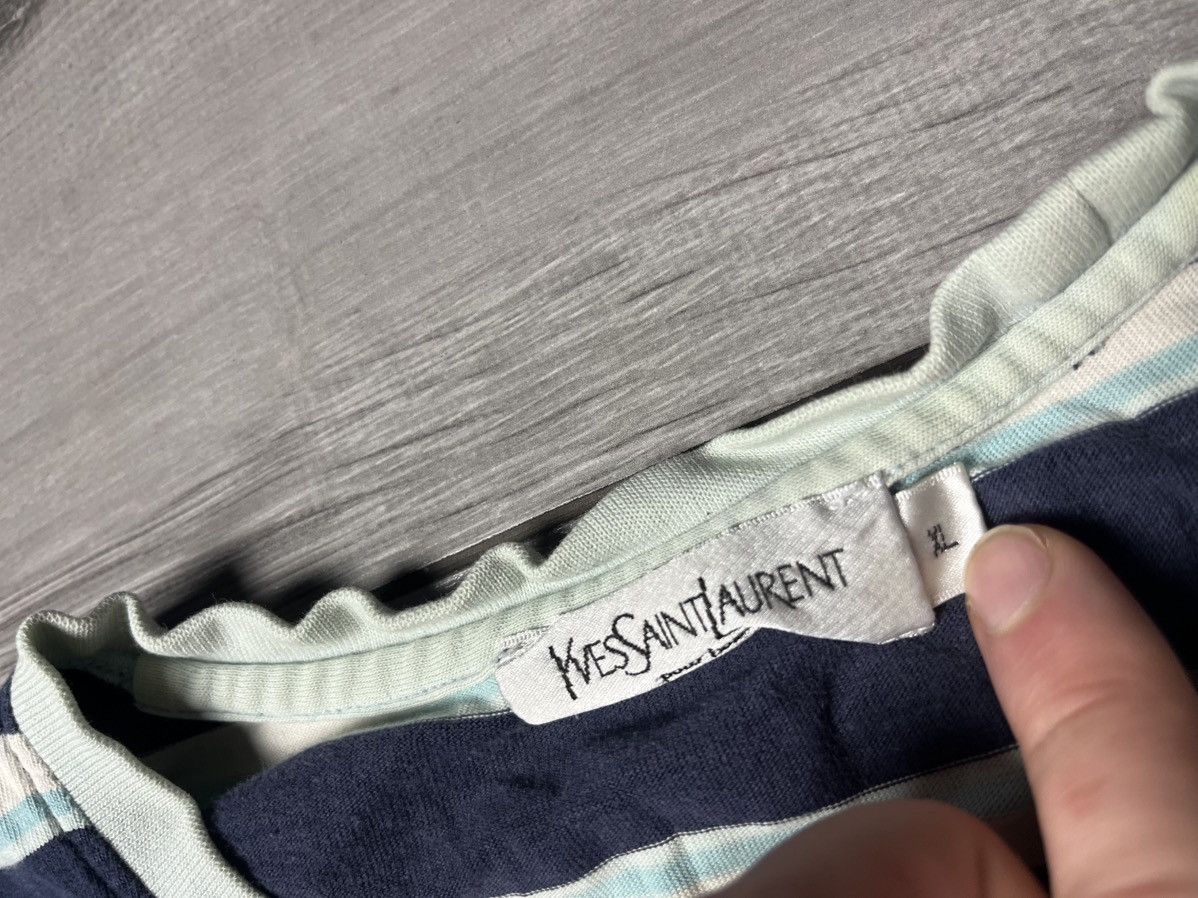 Yves Saint Laurent Yves saint Laurent Tshirt striped size XLarge Size US XL / EU 56 / 4 - 4 Thumbnail