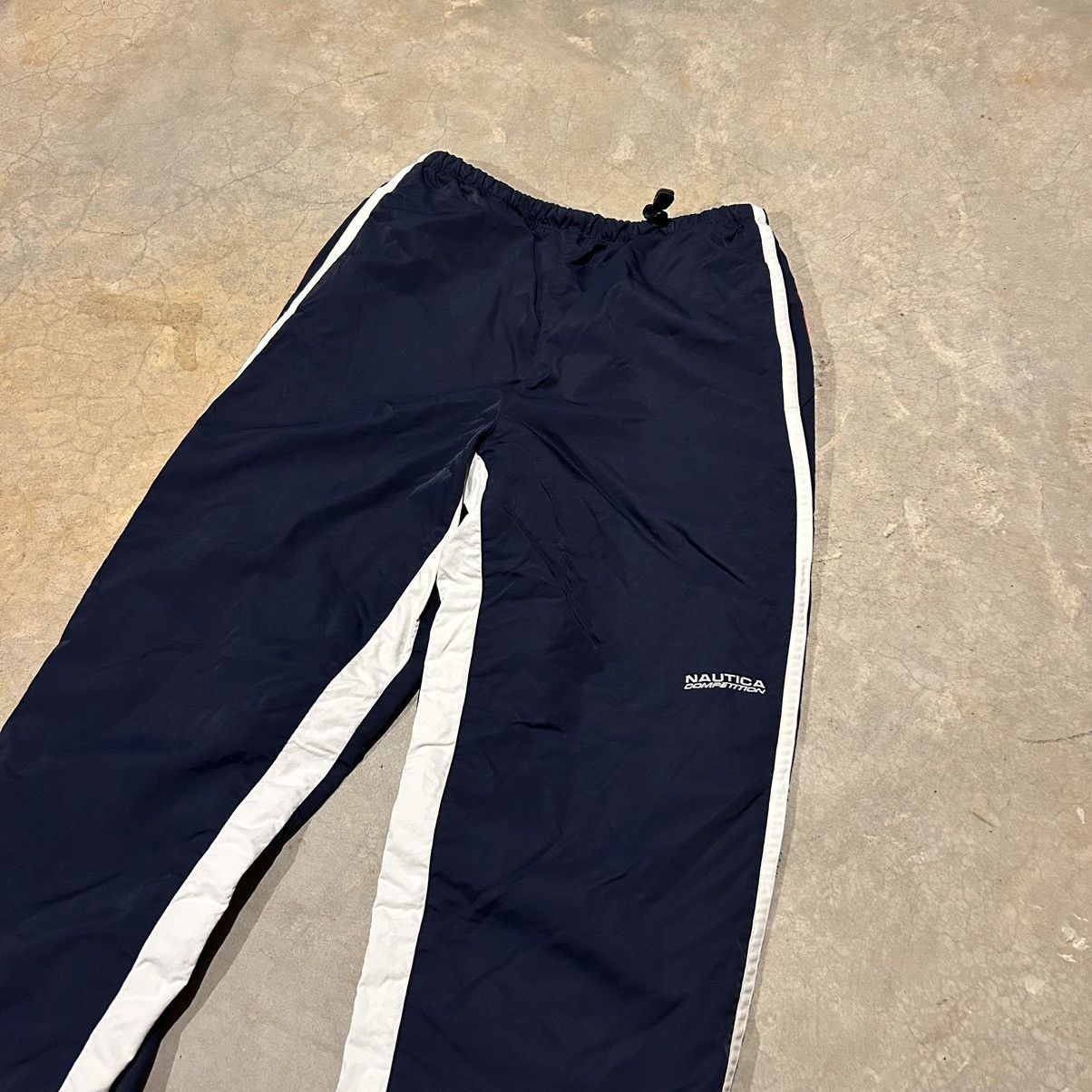 Nautica × Vintage Crazy Vintage Y2K Nautica Competition Striped Track Pants Size US 30 / EU 46 - 3 Thumbnail