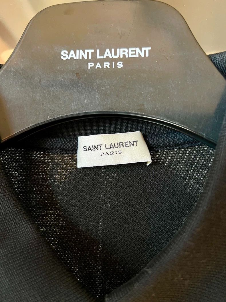 Yves Saint Laurent Saint Laurent 17ss YSL white label polo shirt half sleeve Size US M / EU 48-50 / 2 - 4 Thumbnail