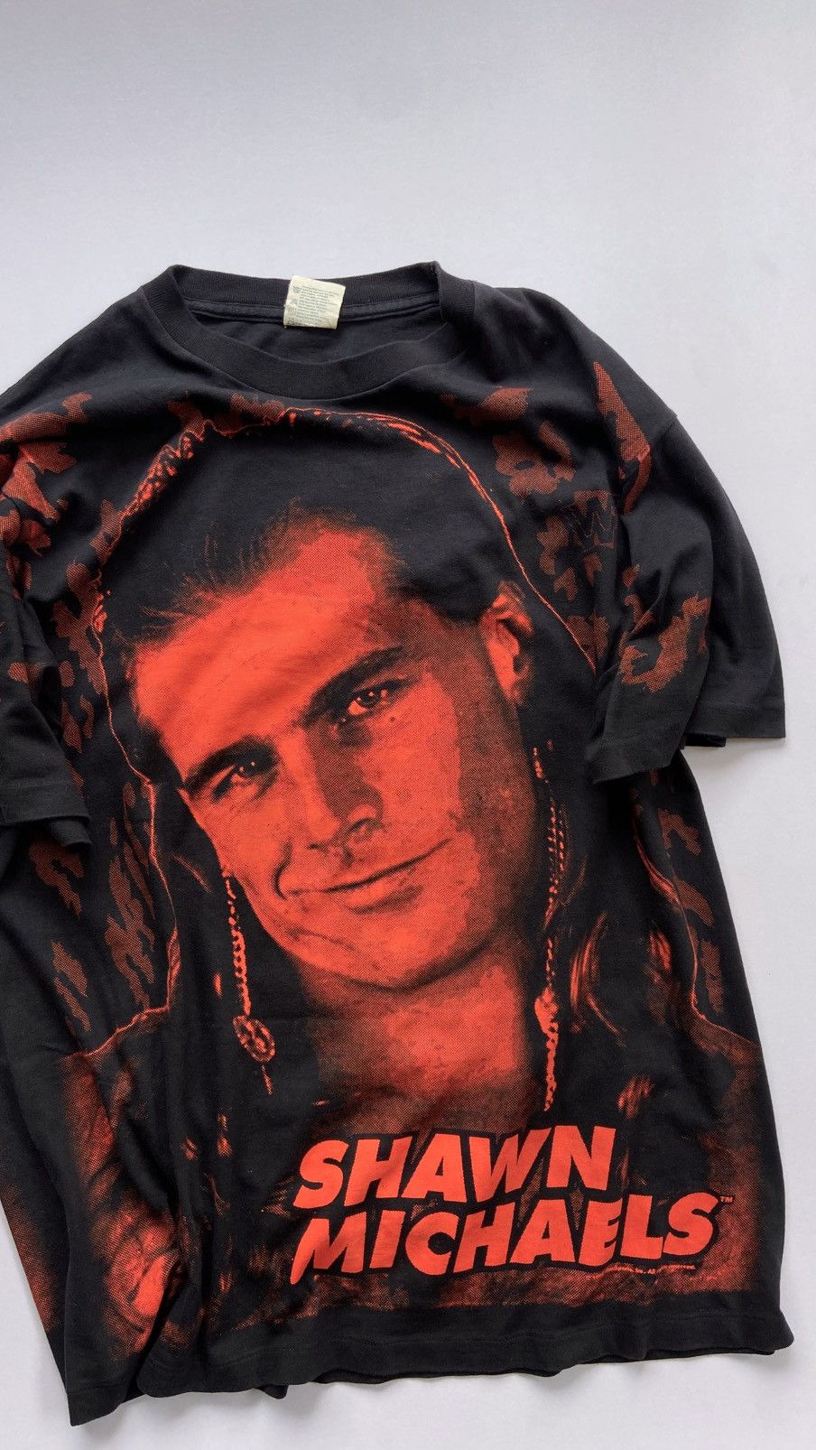 Vintage Vintage 1995 Official WWF Shawn Michaels HBK all over print Size US XL / EU 56 / 4 - 5 Thumbnail