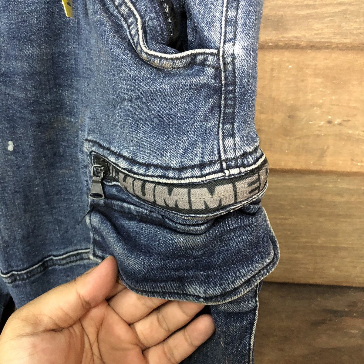 Hummel Hummer Blue Cargo Multipocket tactical denim Pants #7379 Size US 34 / EU 50 - 13 Thumbnail