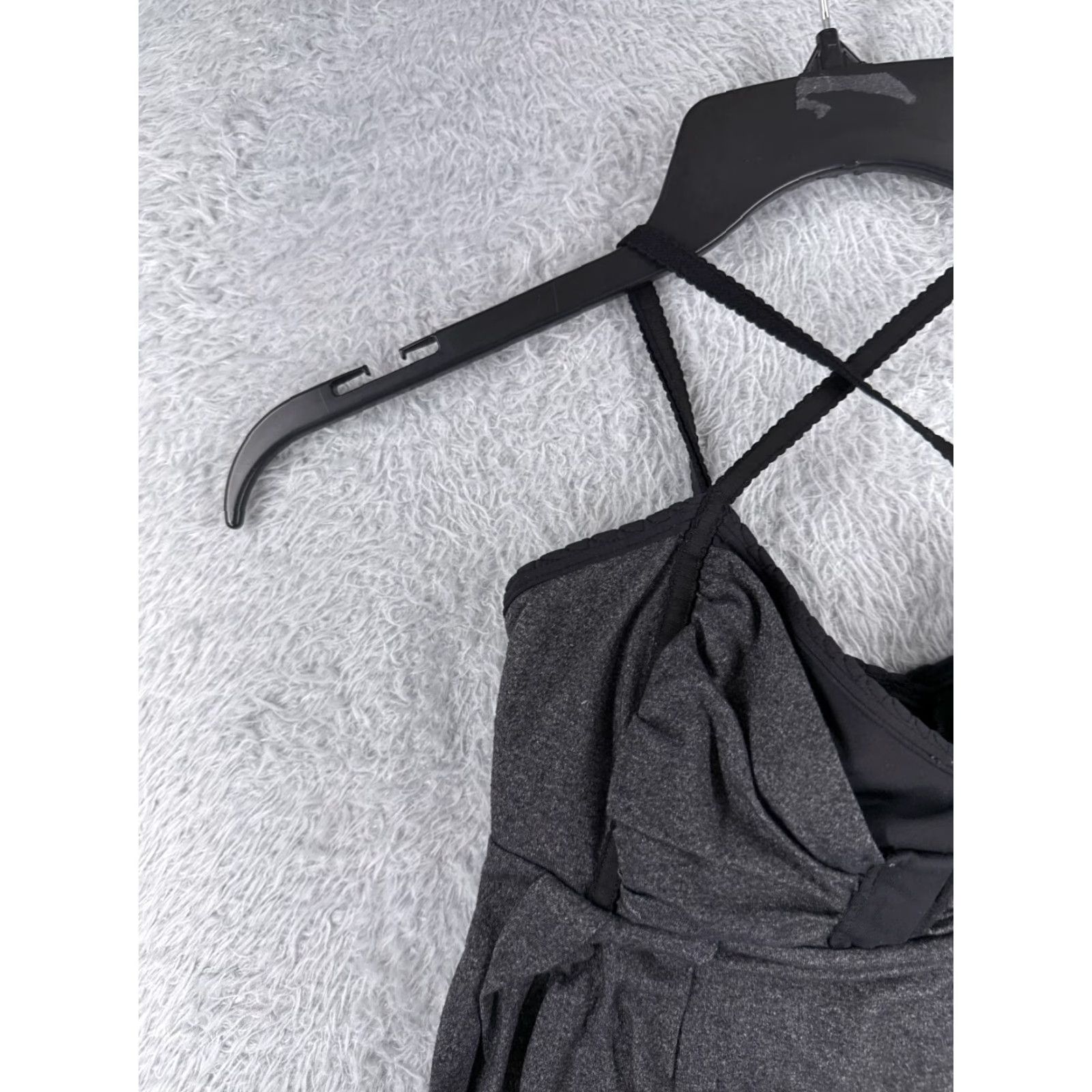 Lululemon Lululemon Shirt Women Tank Gray Black Sleeveless Spaghetti Strap Luxtreme Fabric W1899S 4 XS? Size S / US 4 / IT 40 - 3 Thumbnail
