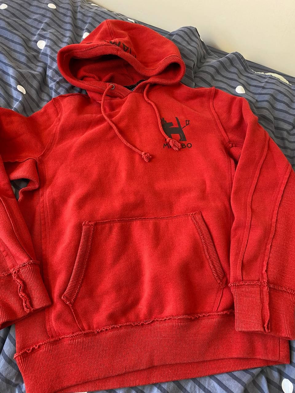 Mambo Mambo Dog Print Red Hoodie Size US M / EU 48-50 / 2 - 5 Thumbnail