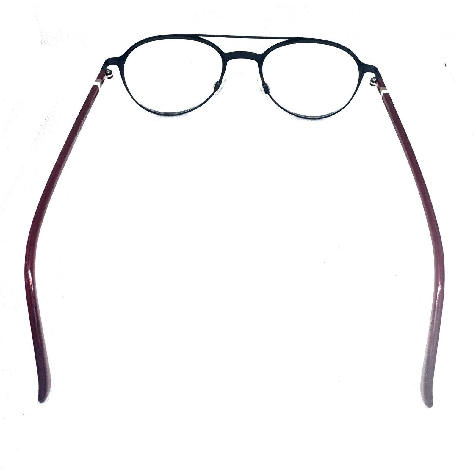 Frame NIFTIES NI 8496-6531 BLACK METAL ROUND WITH RED EYEGLASSES Size ONE SIZE - 6 Thumbnail
