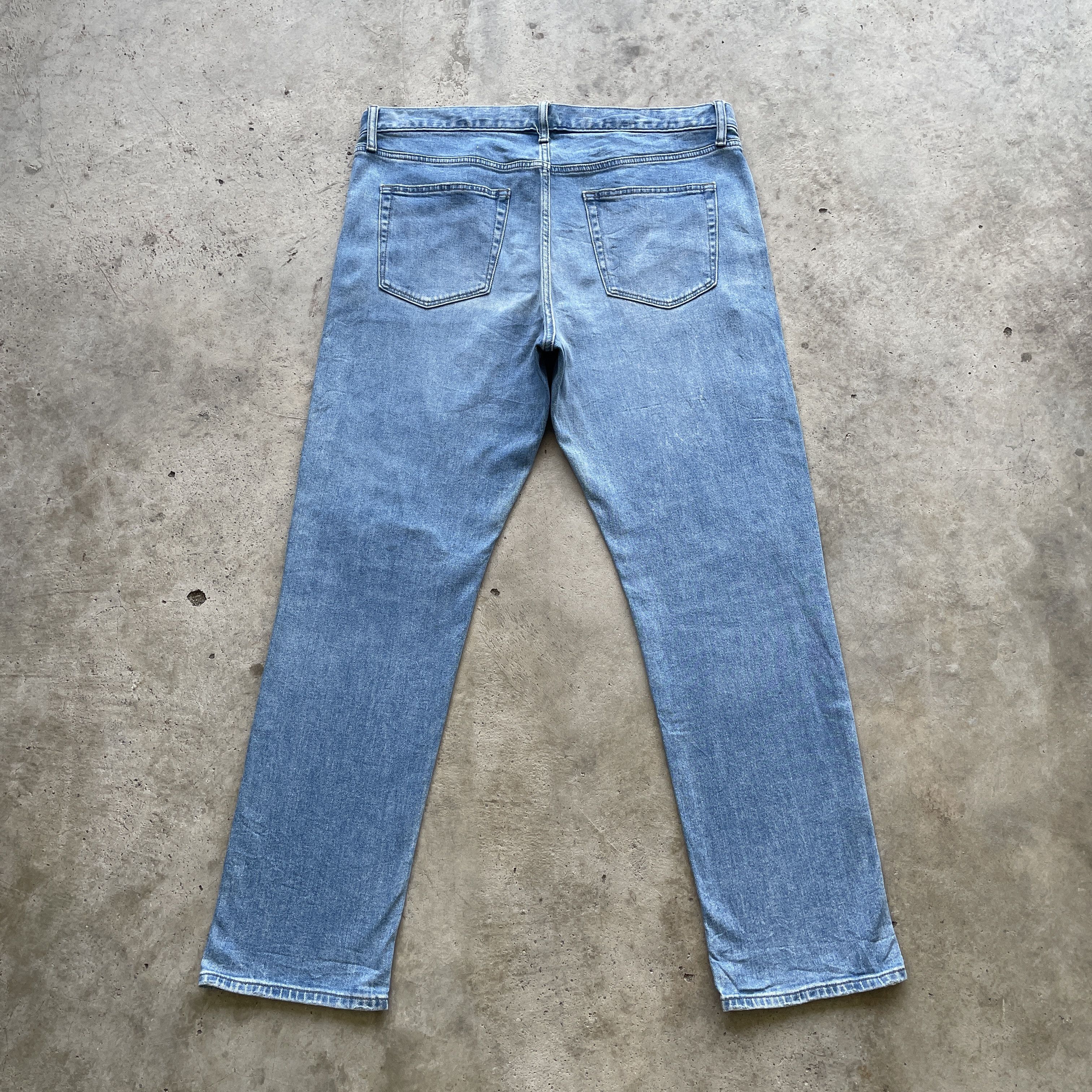 Japanese Brand Vintage Japanese Jeans Distresses Faded Denim Pants W37x30.5 Size US 37 - 10 Thumbnail
