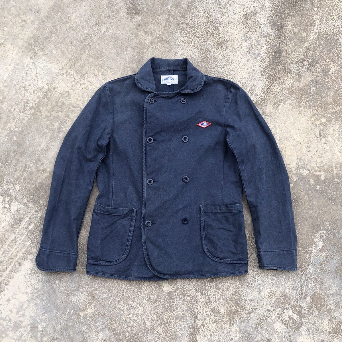 Danton × Japanese Brand DANTON Cotton Penny Collar Pea Coat Size S / US 4 / IT 40 - 1 Thumbnail