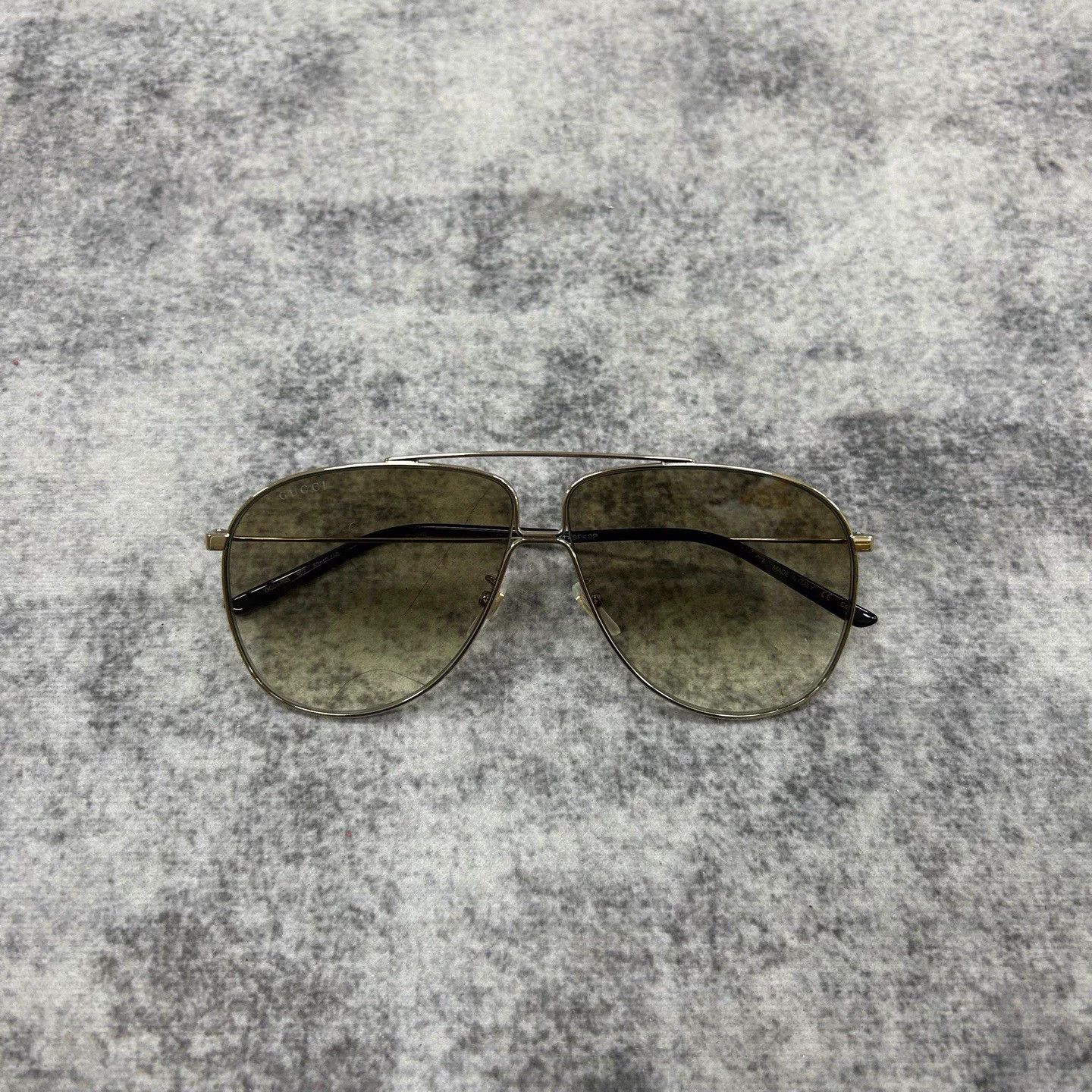 Gucci GUCCI Logo Patch Pilot Shades New Missing Accs Size ONE SIZE - 1 Thumbnail