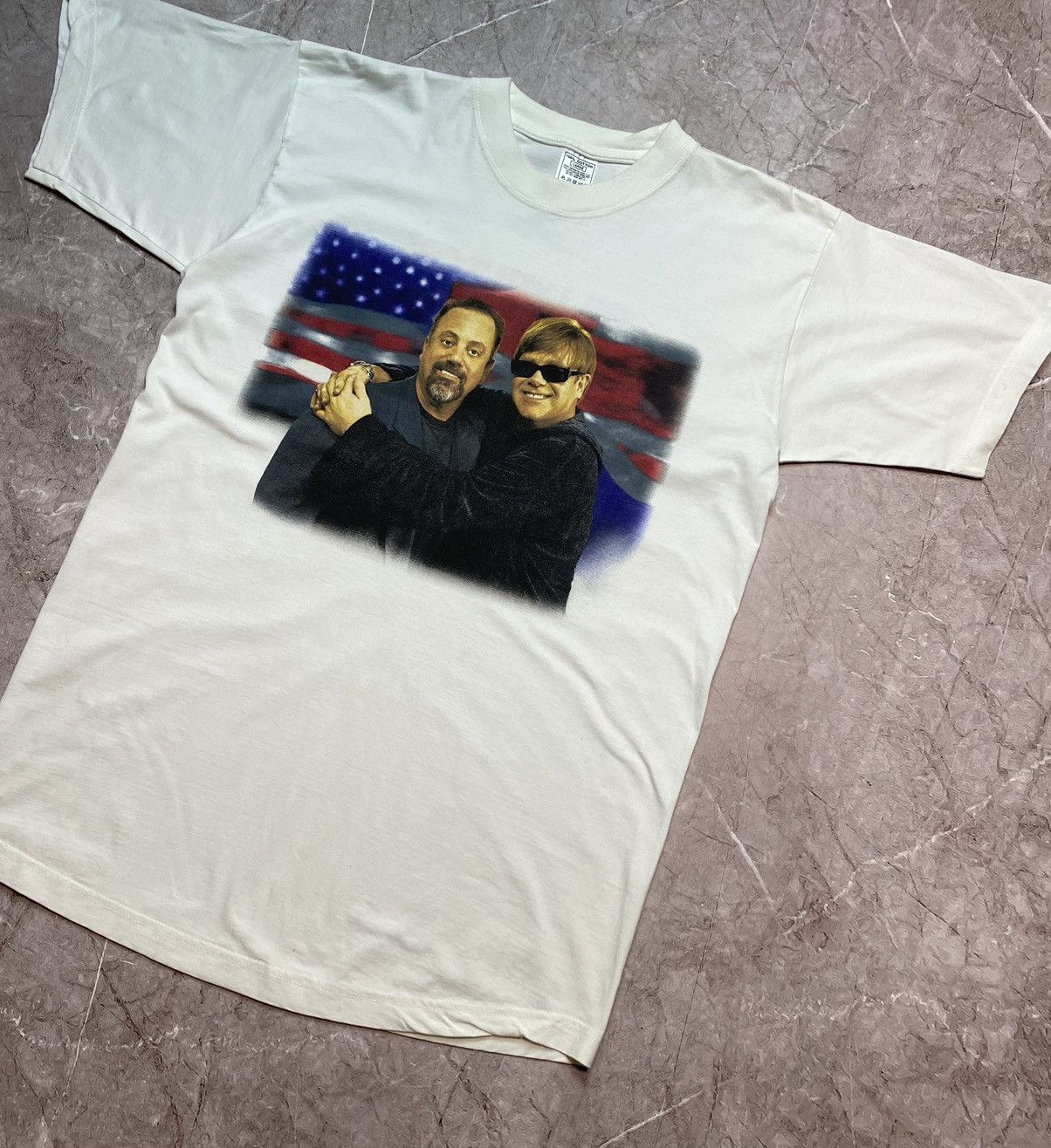 Band Tees × Vintage Elton John Billy Joel vintage 1998 tour face to face t shirt Size US L / EU 52-54 / 3 - 2 Thumbnail