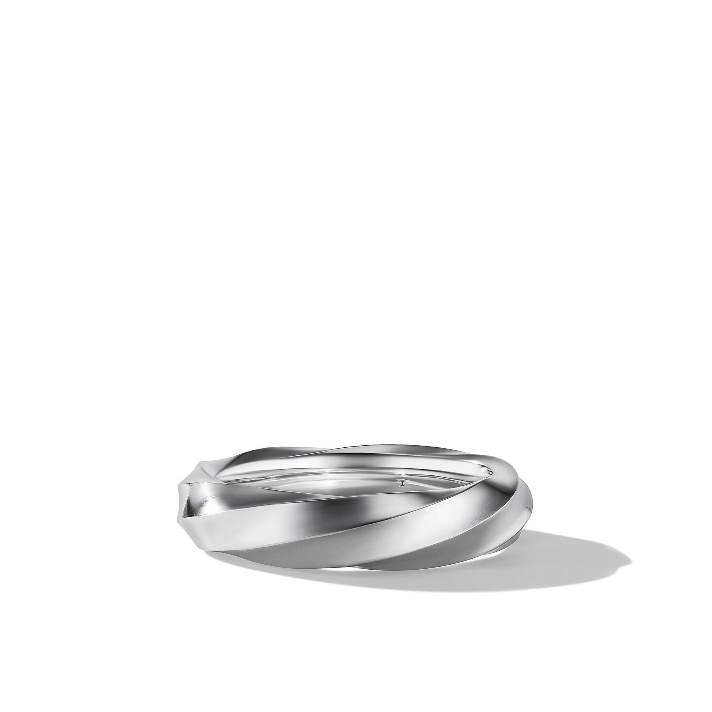 David Yurman o1s1wg111025 R17390 / Size 6 /Cable Edge Band Ring in Silver Size ONE SIZE - 1 Thumbnail
