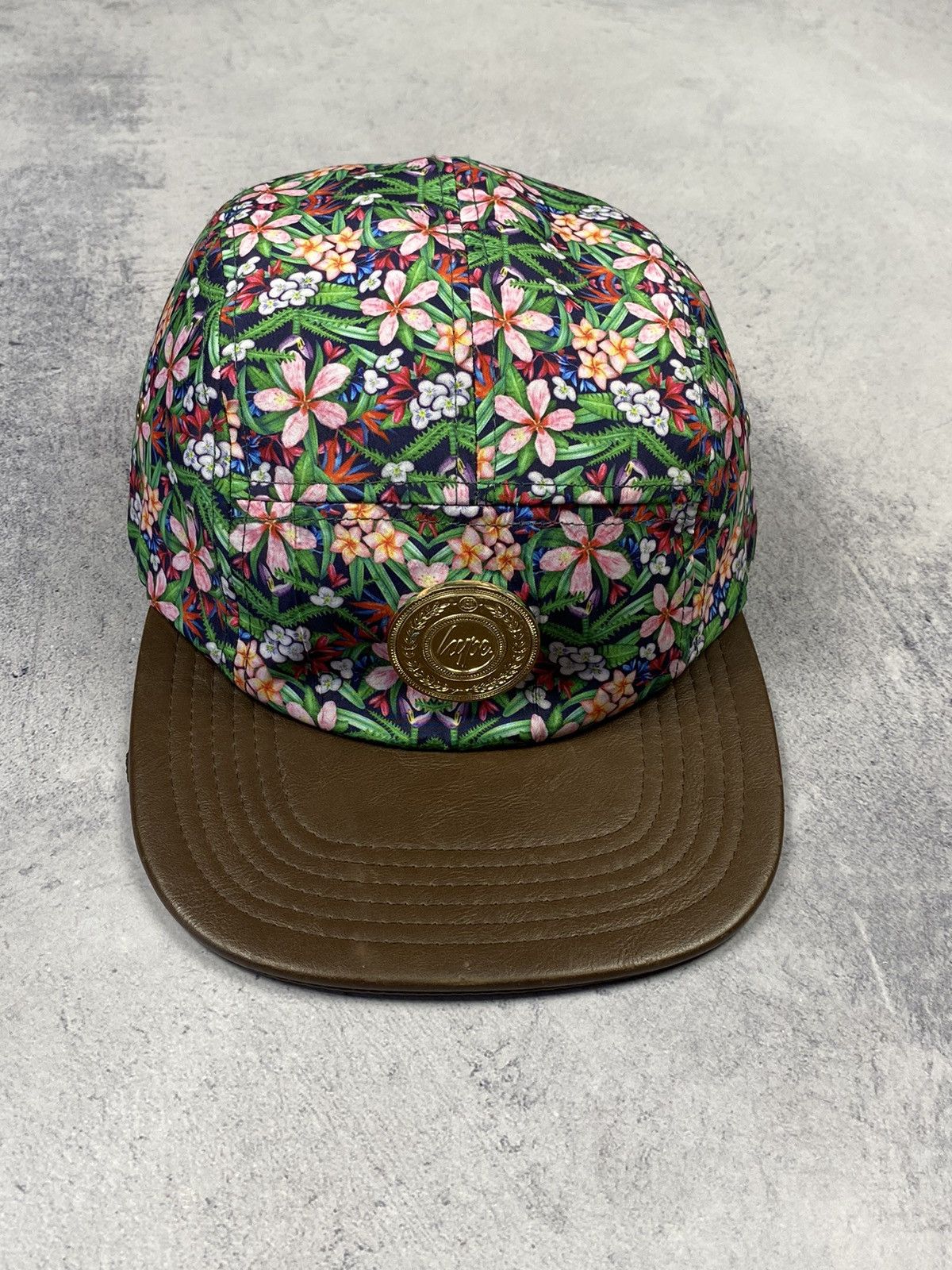 Other Hype Over Print Floral 5 Panel Cap hipster y2k Size ONE SIZE - 3 Thumbnail