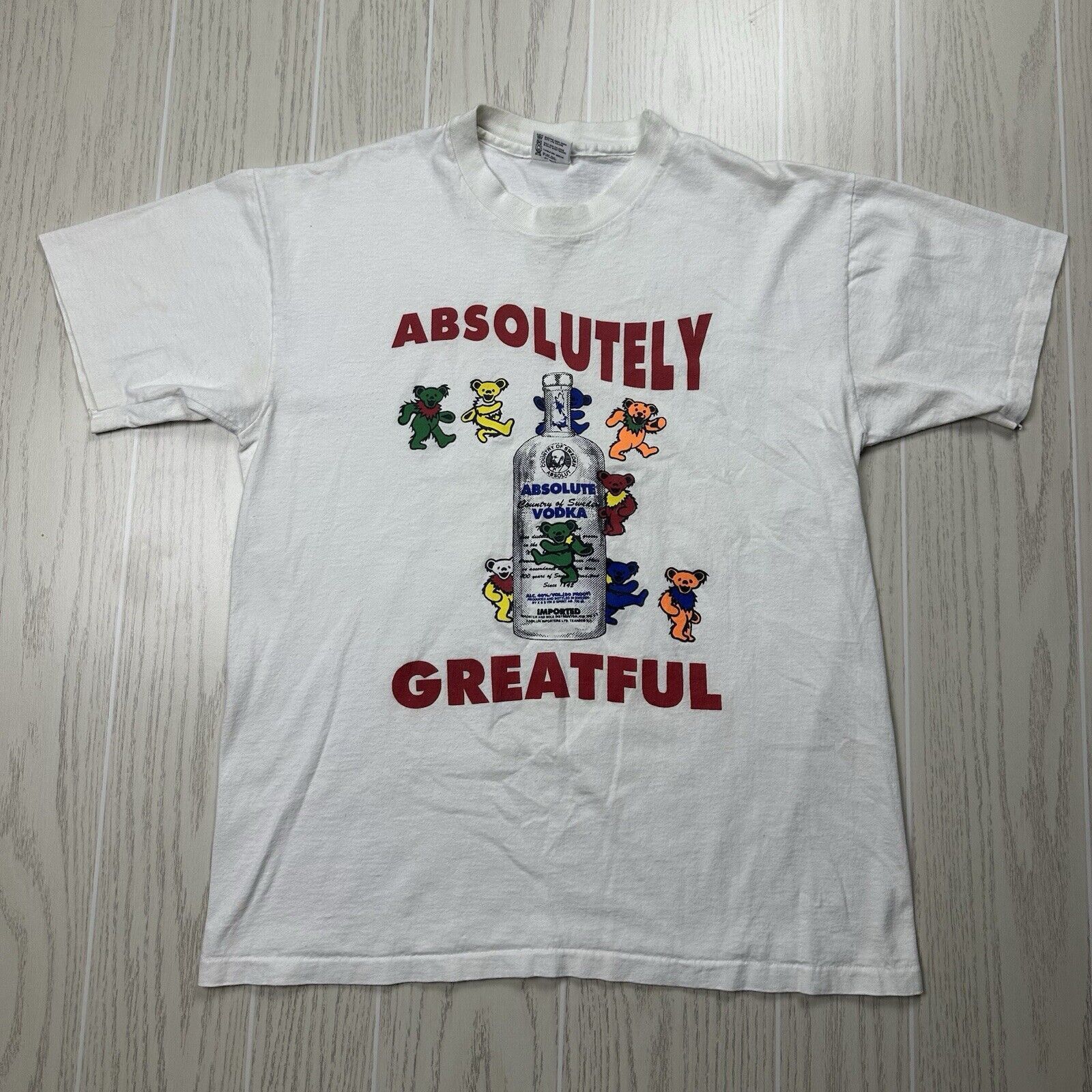 Grateful Dead × Vintage Vintage Grateful Dead Absolute Vodka Shirt Size US L / EU 52-54 / 3 - 1 Thumbnail