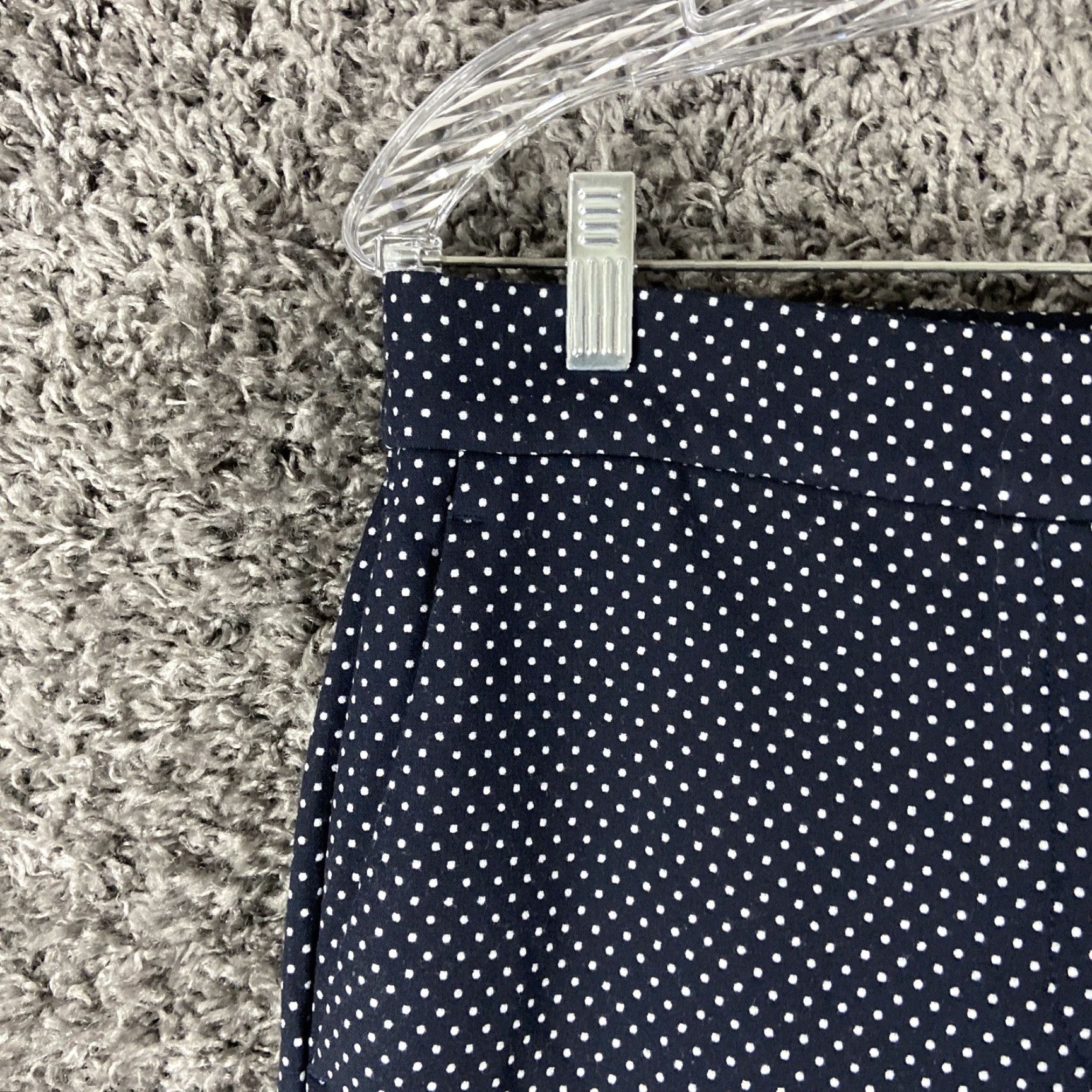 Ann Taylor Ann Taylor Pants Women's 4 Tall Blue Polka Dot Dress Pants Womens Size 27" / US 4 / IT 40 - 4 Thumbnail