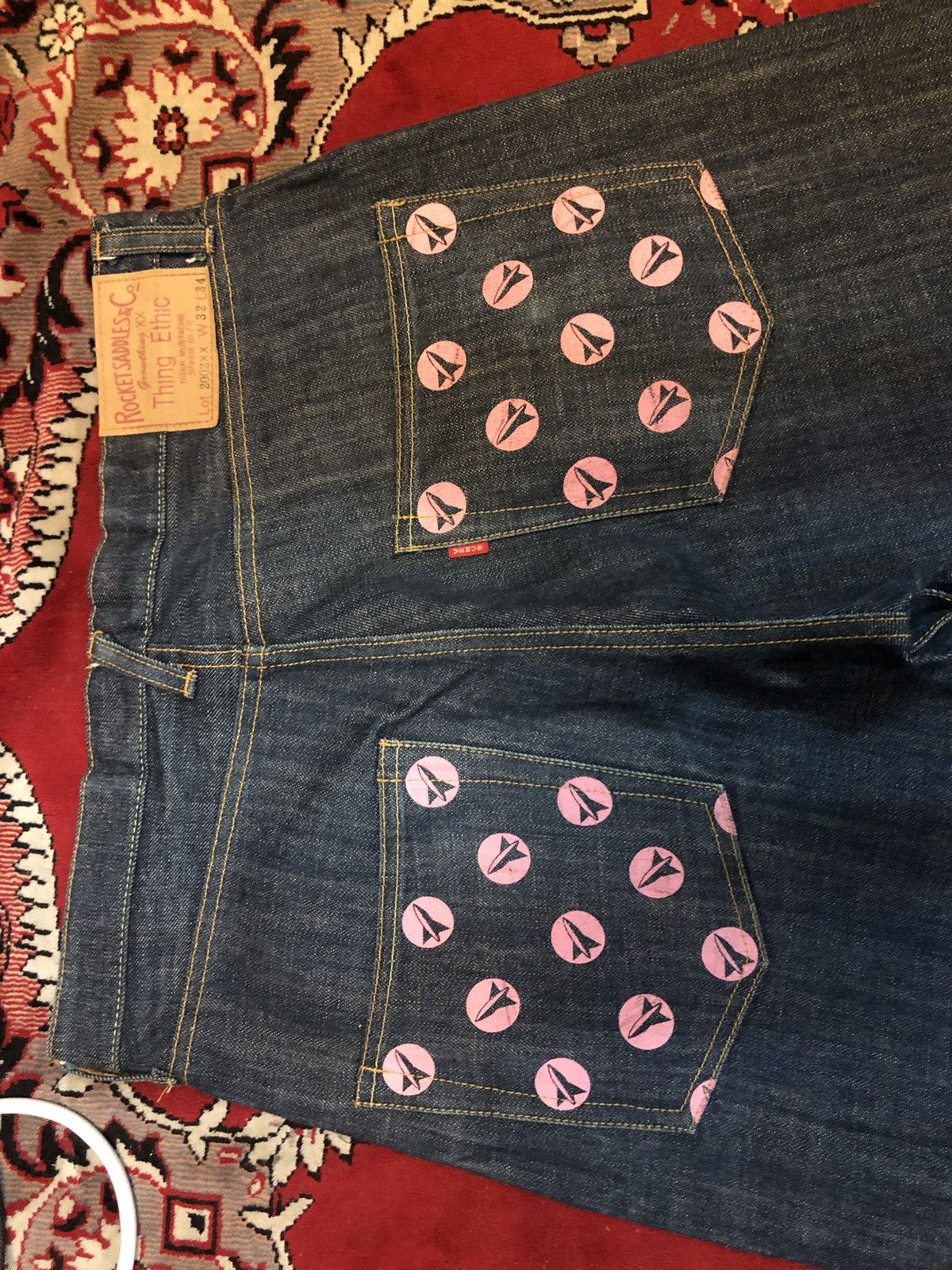 Japanese Brand Japan brand denim jeans rocket seddles & co Size US 32 / EU 48 - 8 Thumbnail