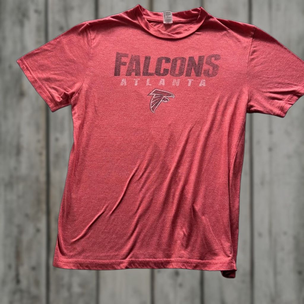 Logo 7 Atlanta Falcons Shirt Mens Medium Red Graphic Tee Logo Football Team Crewneck Size US M / EU 48-50 / 2 - 1 Thumbnail