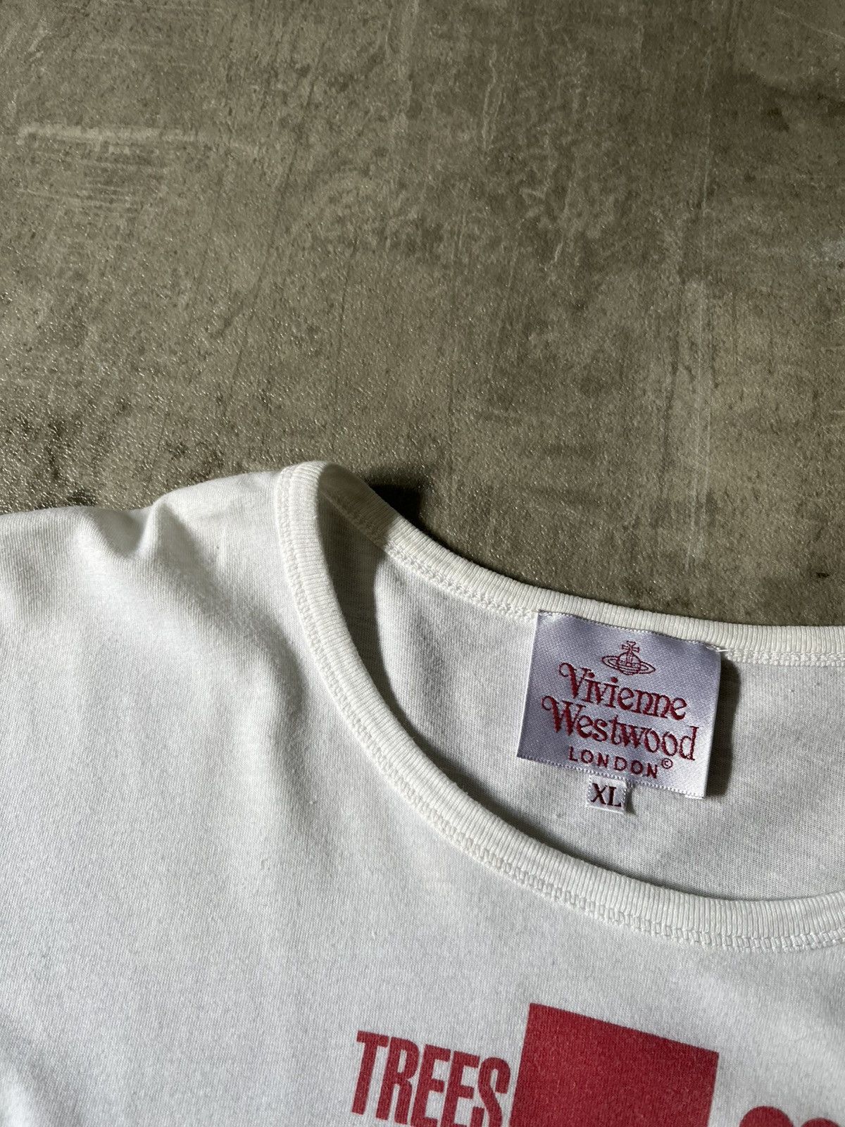 Vivienne Westwood Vintage Vivienne Westwood Trees Save Lives white T-shirt Size US XL / EU 56 / 4 - 6 Thumbnail