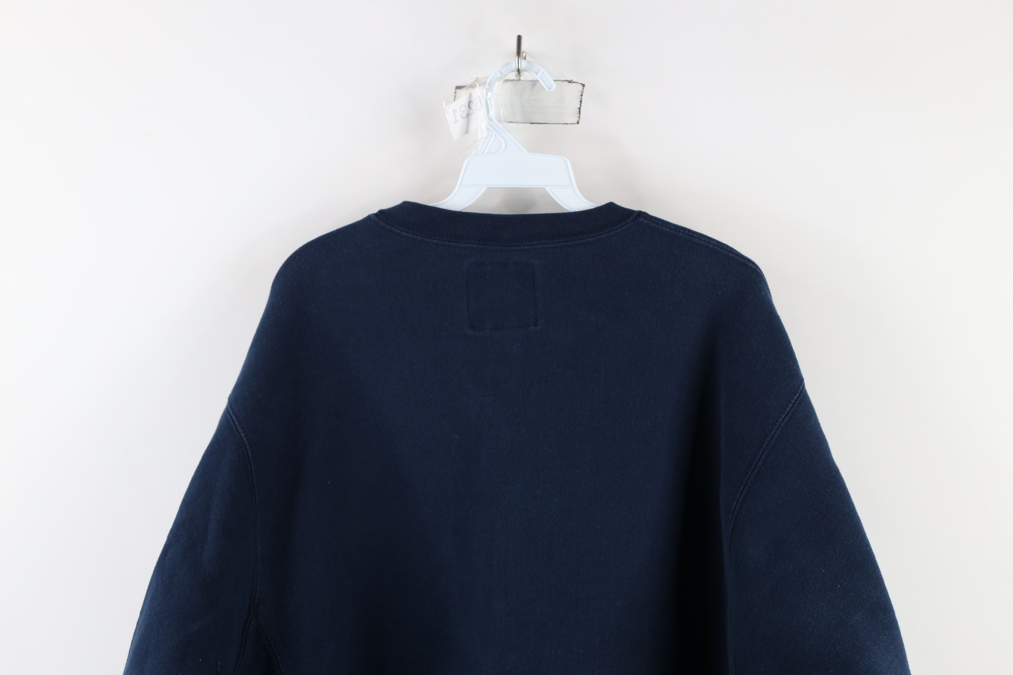 Vintage Vintage 90s Faded University of Michigan Crewneck Sweatshirt Size US L / EU 52-54 / 3 - 10 Thumbnail