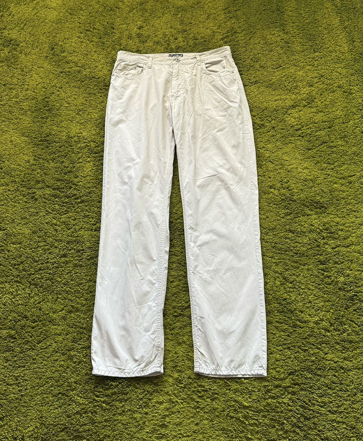 Designer × Dolce & Gabbana × Vintage Dolce & Gabbana D&G 90s vintage minimalist pants Size US 34 / EU 50 - 1 Thumbnail