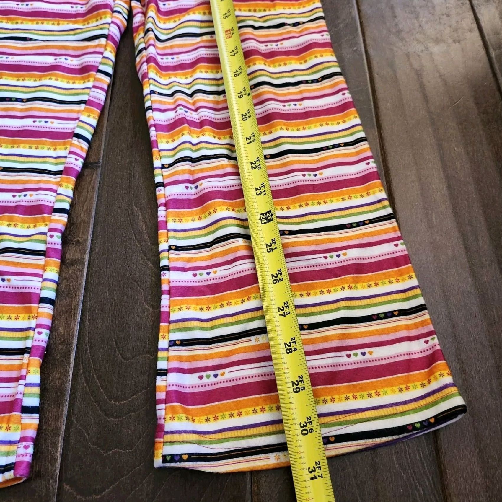 SKECHERS Skechers Sleepwear Pants Striped Multicolor - Juniors 7/8 - Women's Pajama Pants - Polyester - Machine Washable - Colorful Sleepwear Size 28" / US 6 / IT 42 - 6 Thumbnail