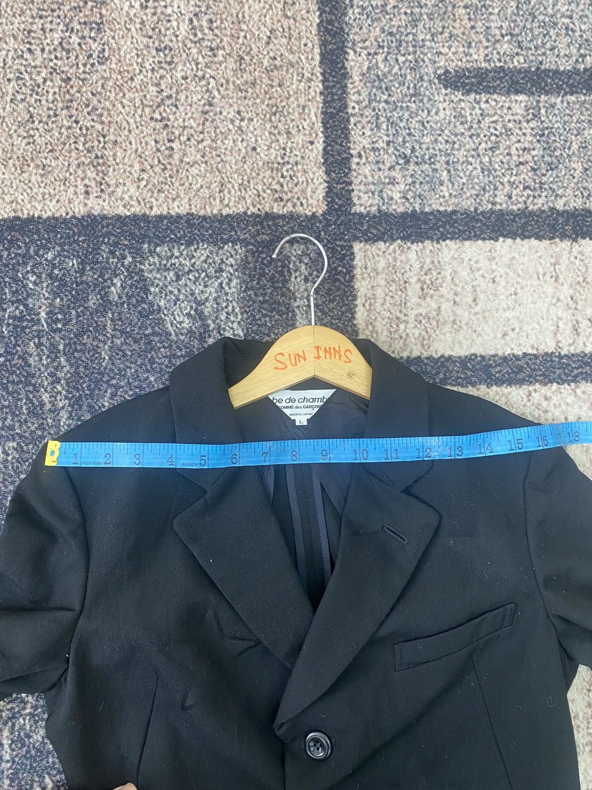 Comme des Garcons AD 2003 COMME DES CARGONS ROBE DE CHAMBRE WOOL JACKET Size US S / EU 44-46 / 1 - 12 Thumbnail