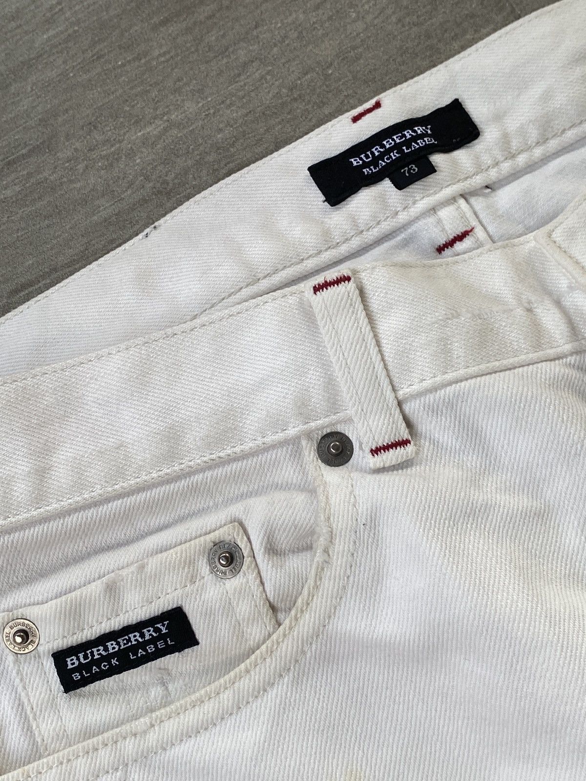 Burberry Vintage Burberry Black Label Minor Distressed white denim Size US 32 / EU 48 - 7 Thumbnail