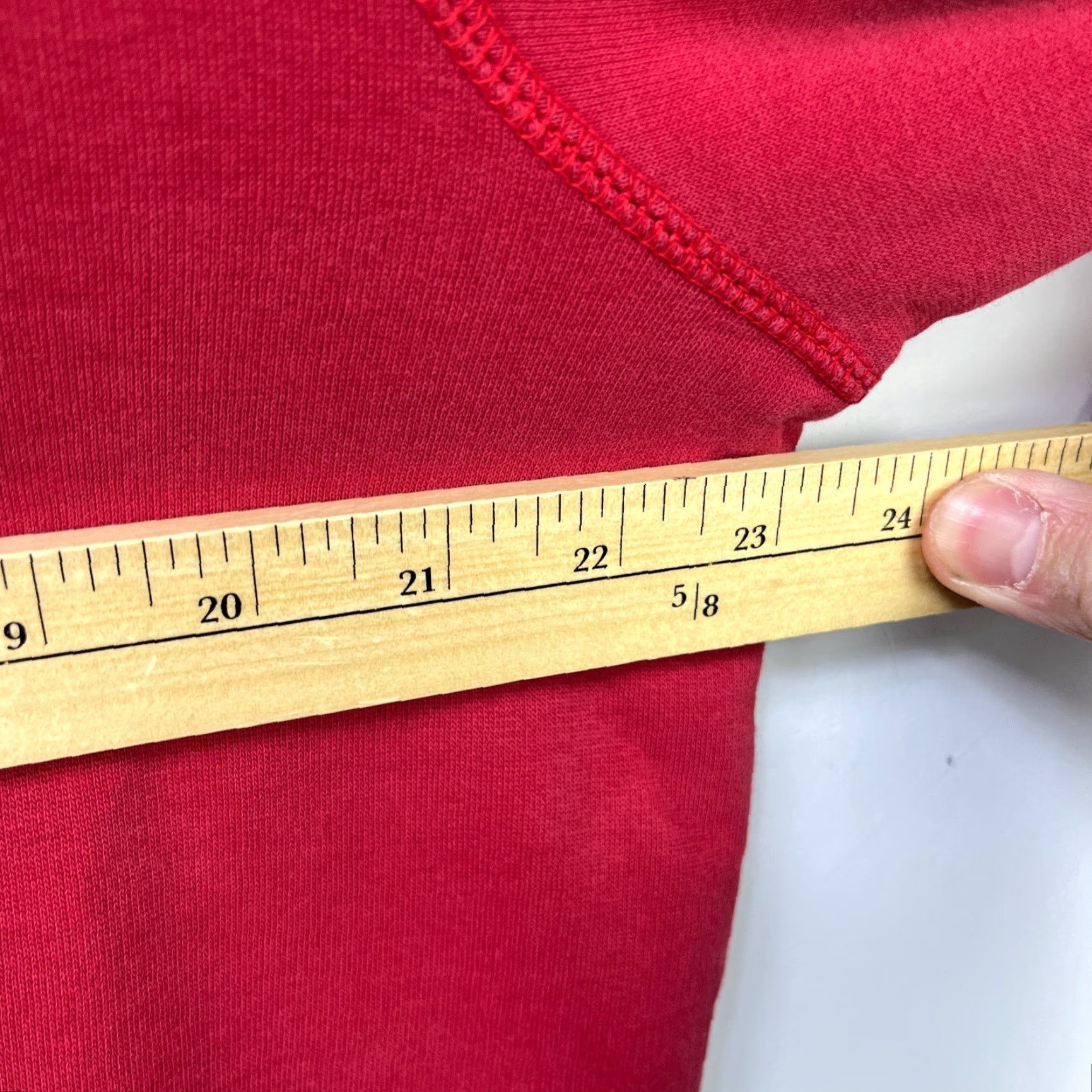 Nike VINTAGE Nike Hoodie Middle Swoosh Large M Red 90s Outdoor Pullover Hooded Men Boy? Size US M / EU 48-50 / 2 - 5 Thumbnail