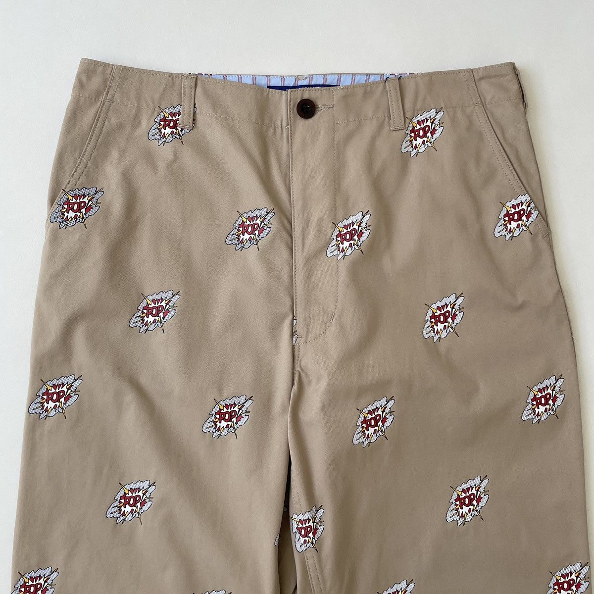 Comme des Garcons Lichtenstein ‘Pop’ Print Beige Wide Pants Size US 36 / EU 52 - 2 Thumbnail
