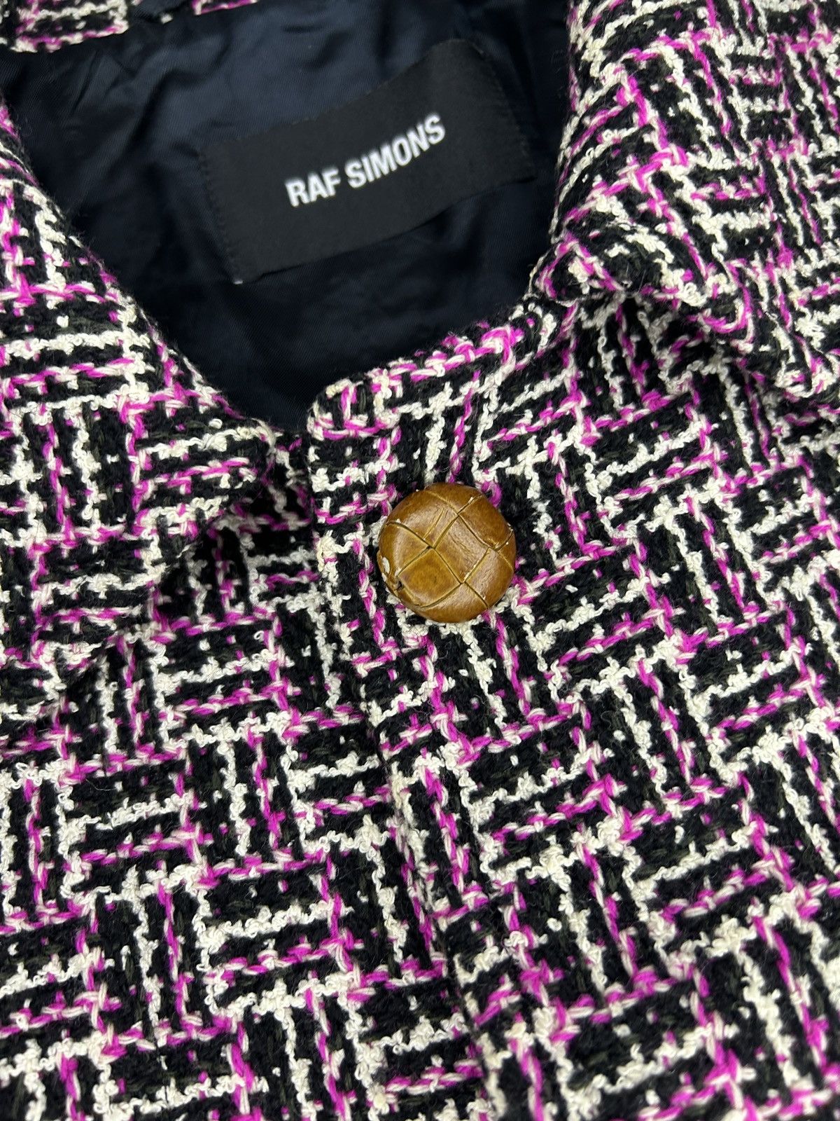 Raf Simons F/W 15 Tweed Coat Size US S / EU 44-46 / 1 - 12 Thumbnail