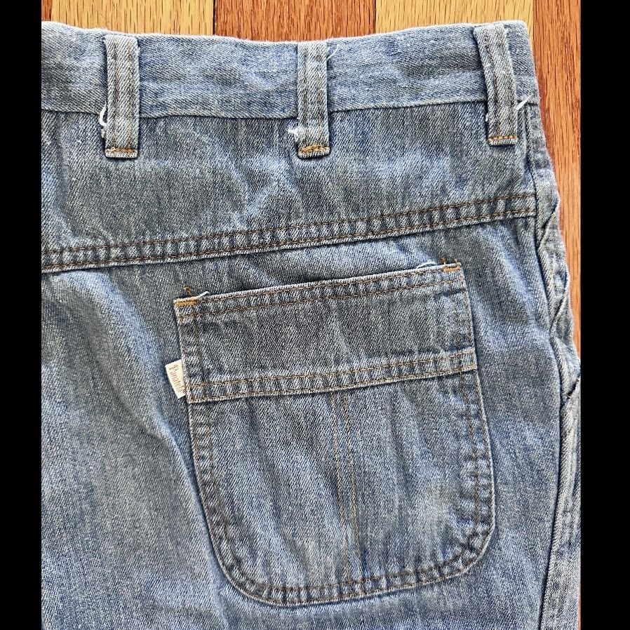 Levi's Vintage Clothing VINTAGE 1970s LEVI'S PANATELA DENIM JEANS WIDE FLARE 38/30 Size US 38 / EU 54 - 8 Thumbnail