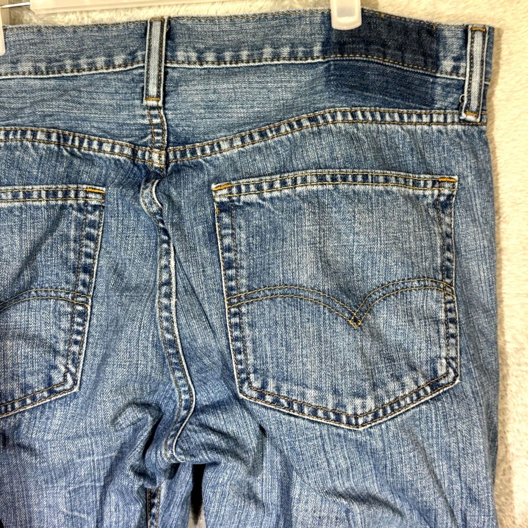 Levi's Levi’s 527 Jeans Bootcut Men’s 36x30 Blue Denim 100% Cotton Slim? Relaxed? Mid Rise Vintage: No Size US 36 / EU 52 - 7 Thumbnail