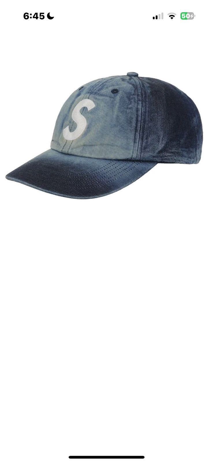 Supreme Supreme s logo washed denim cordura hat Size ONE SIZE - 1 Thumbnail