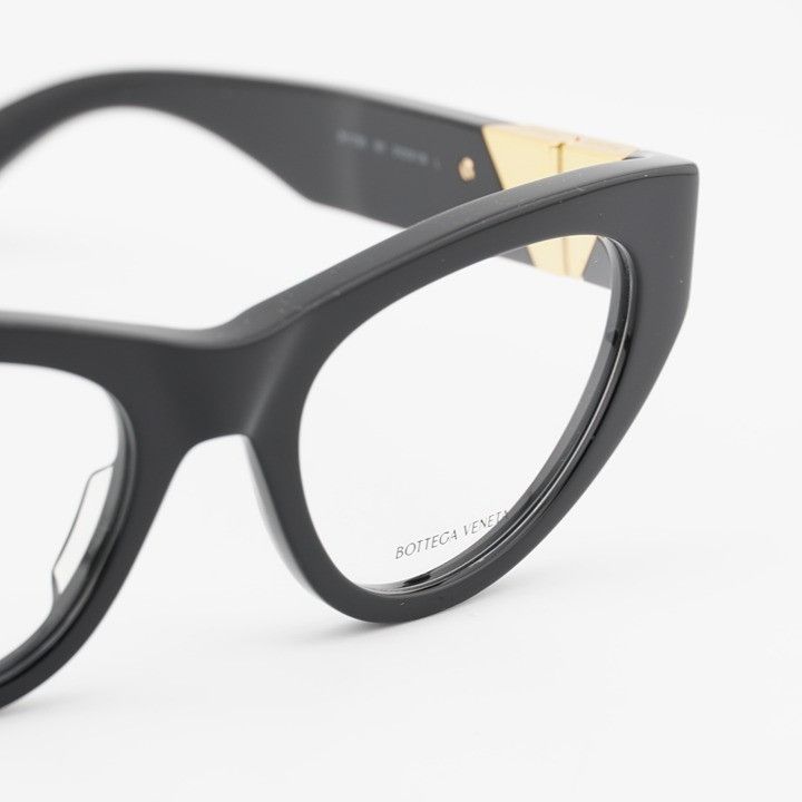Bottega Veneta Bottega Veneta BV1179O 001 Eyeglasses Black 51mm Cat Eye Fra Size ONE SIZE - 7 Thumbnail
