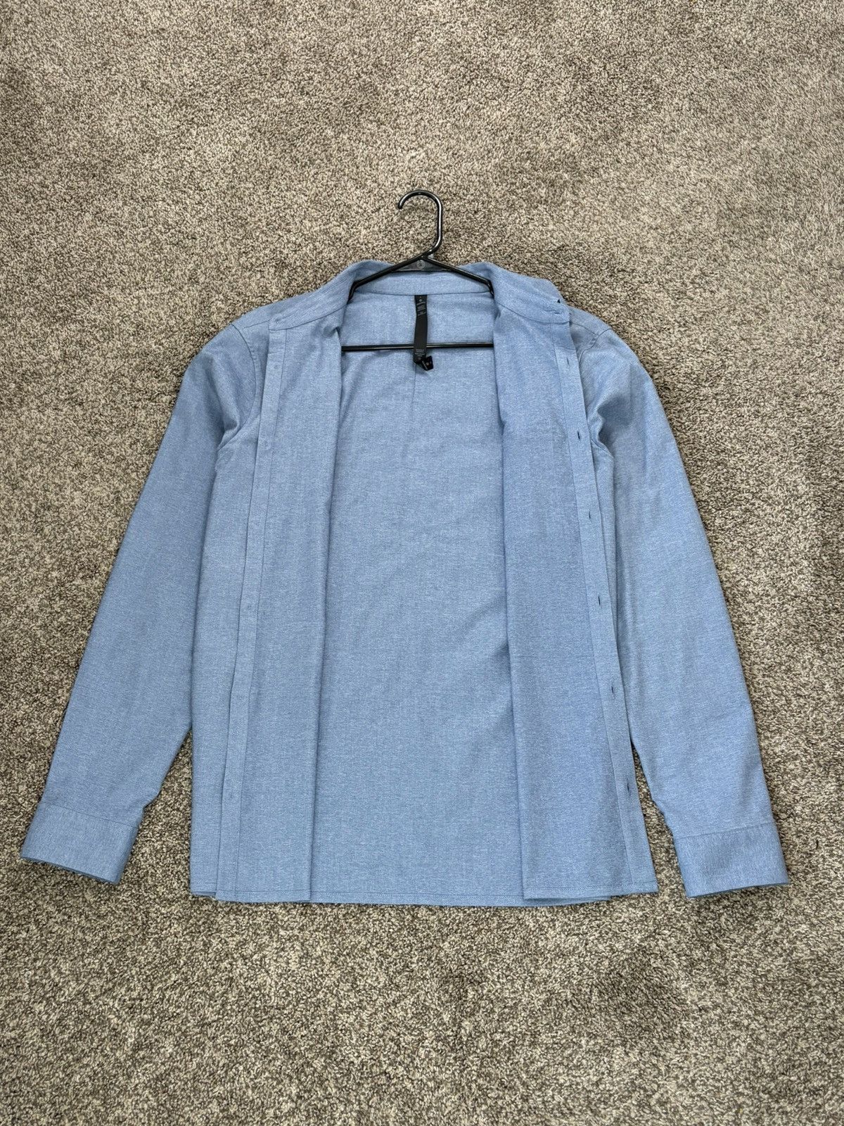 Lululemon Lululemon Commission Long Sleeve Button Down Shirt Blue Mens Size US L / EU 52-54 / 3 - 6 Thumbnail