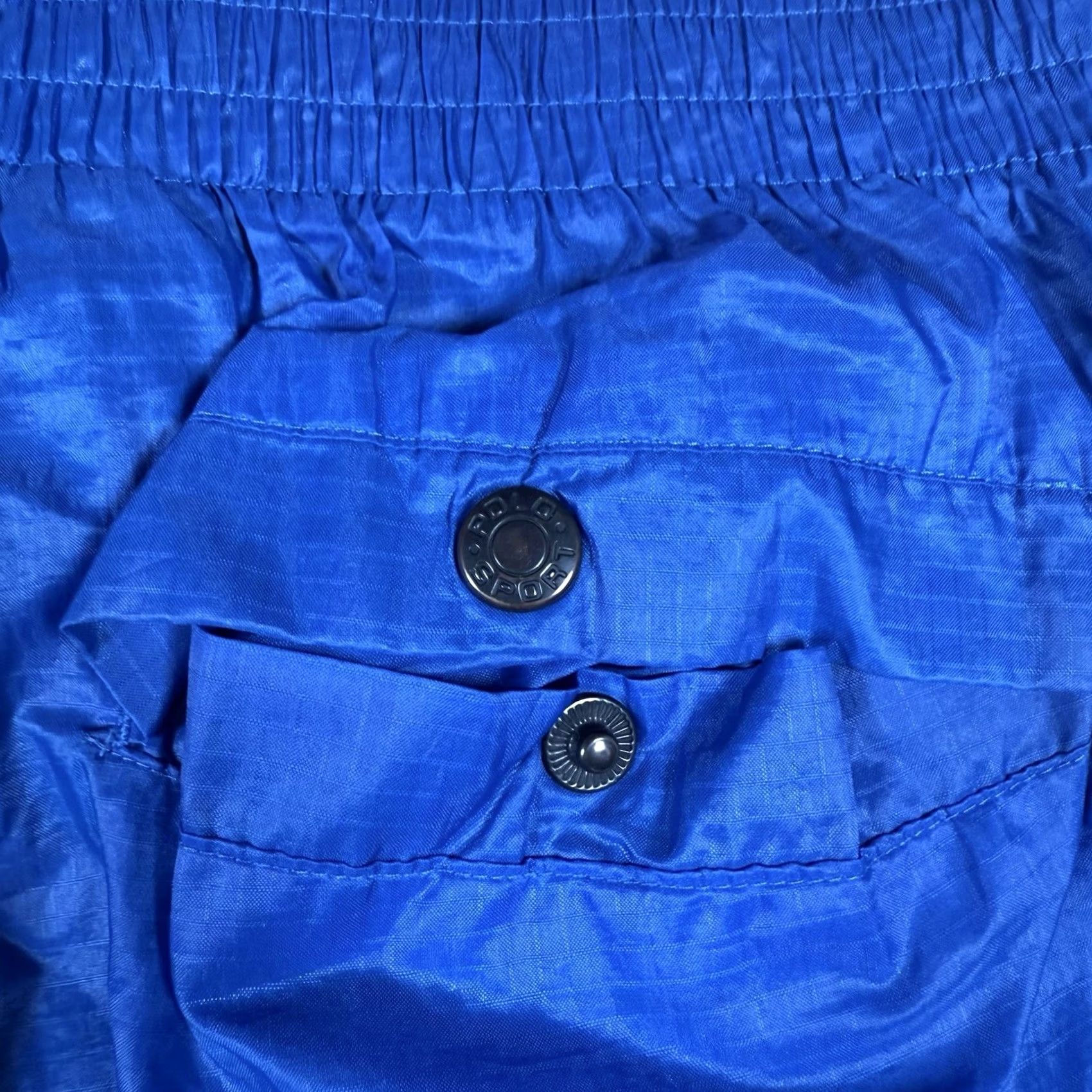 Ralph Lauren VINTAGE Ralph Lauren Polo Sport Track Pants Mens M Blue USA Flag Zip Ankle Regular Activewear Pants Size US M / EU 48-50 / 2 - 6 Thumbnail