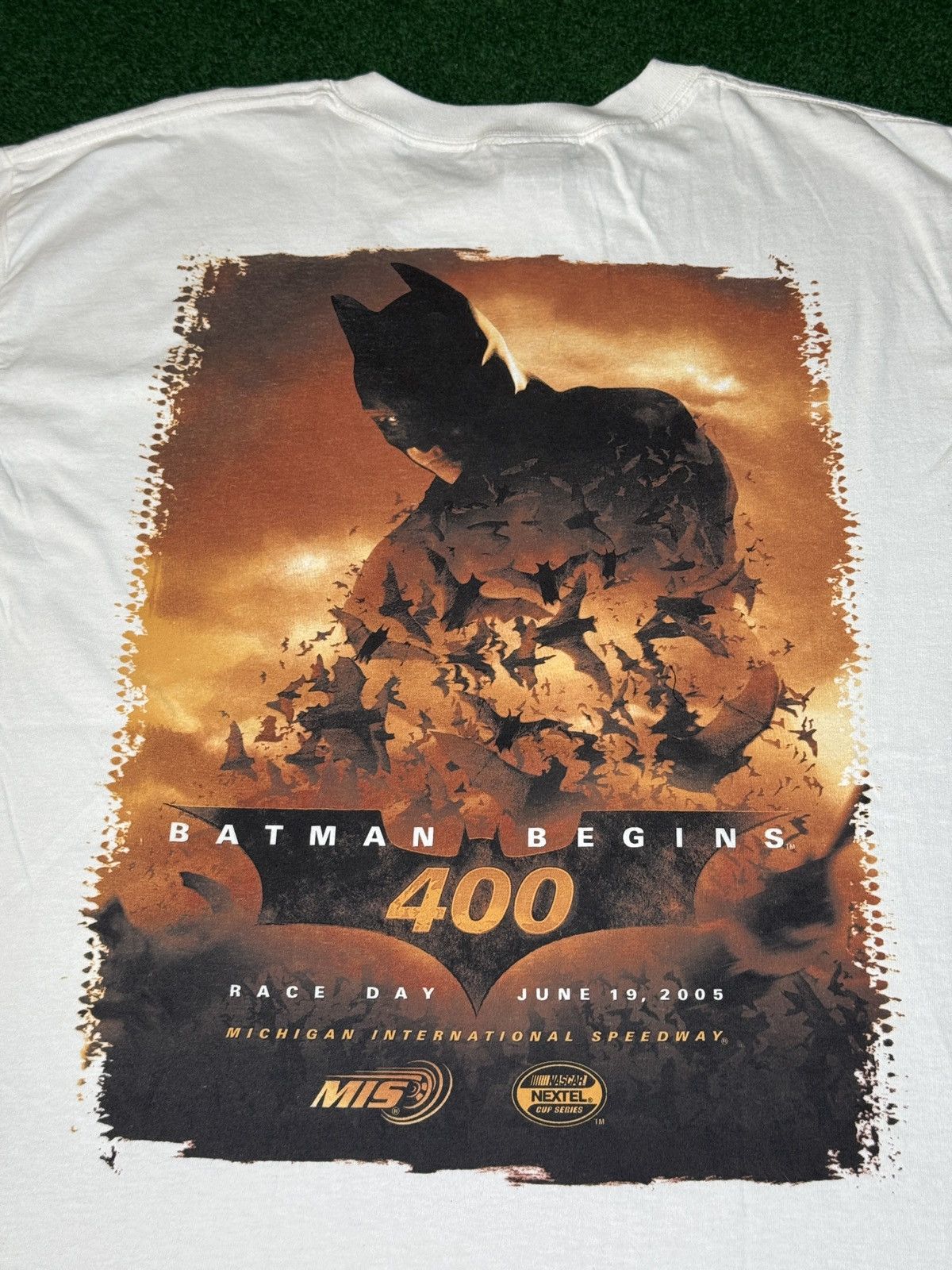 Vintage Vtg Batman Begins Movie Christian Bale 2005 Nascar T Shirt Size US XL / EU 56 / 4 - 2 Thumbnail