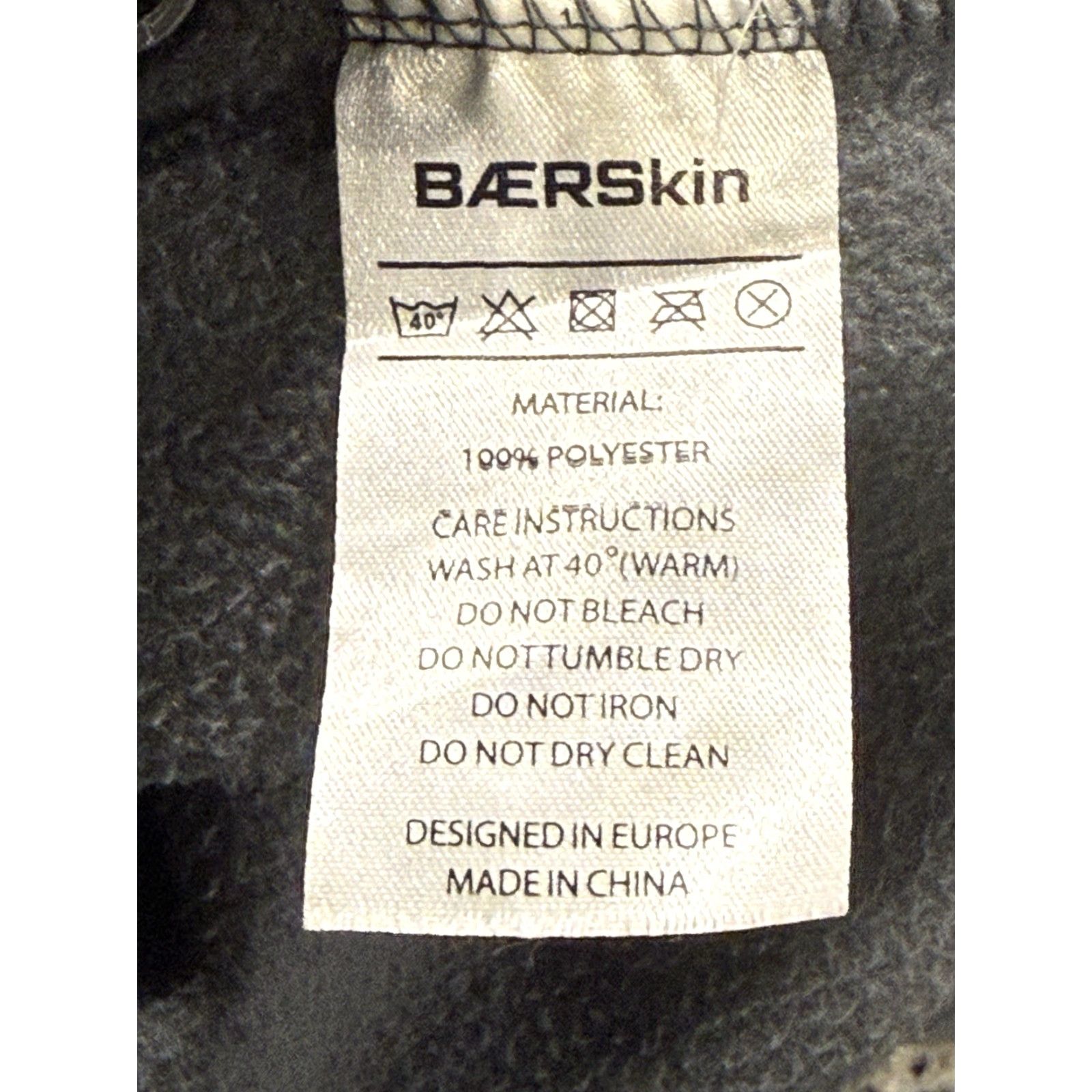Vintage BaerSkin Tactical Supply Co. Fleece Hooded Jacket Baer Skin Grey L Mens Jacket Hooded Fleece Grey Large Size US L / EU 52-54 / 3 - 6 Thumbnail