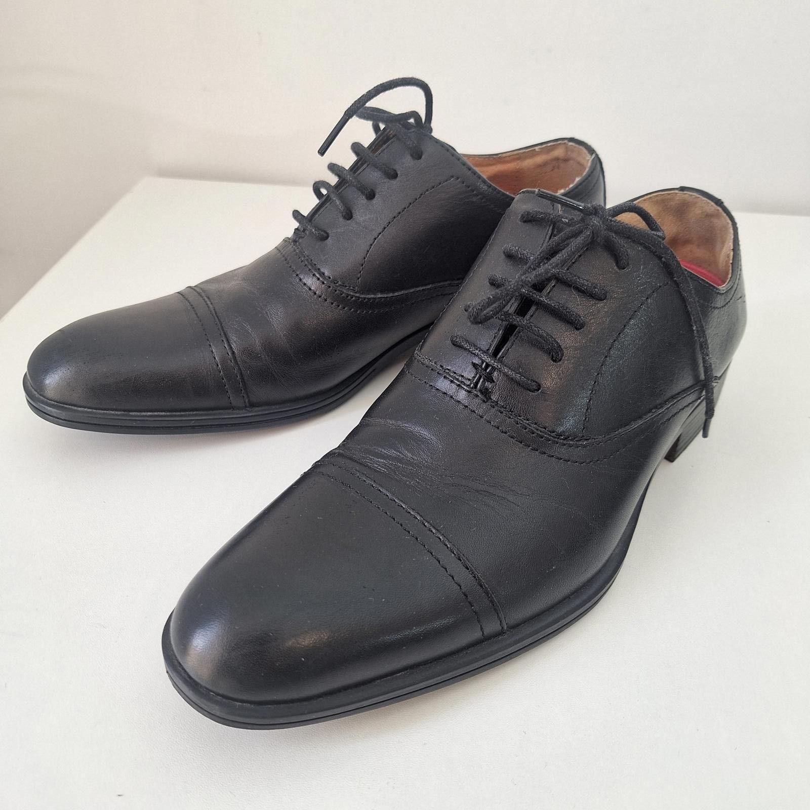 Jeff Banks JEFF Banks London Men's Formal Leather Shoes EU 40,us 7 -7.5 Size US 7 / EU 40 - 6 Thumbnail