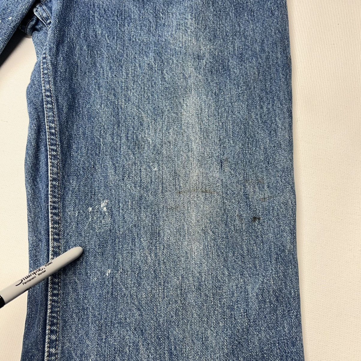 Izod × Vintage Izod Men Jeans Blue Relaxed Fit Straight Leg Denim Workwear Size US 36 / EU 52 - 5 Thumbnail